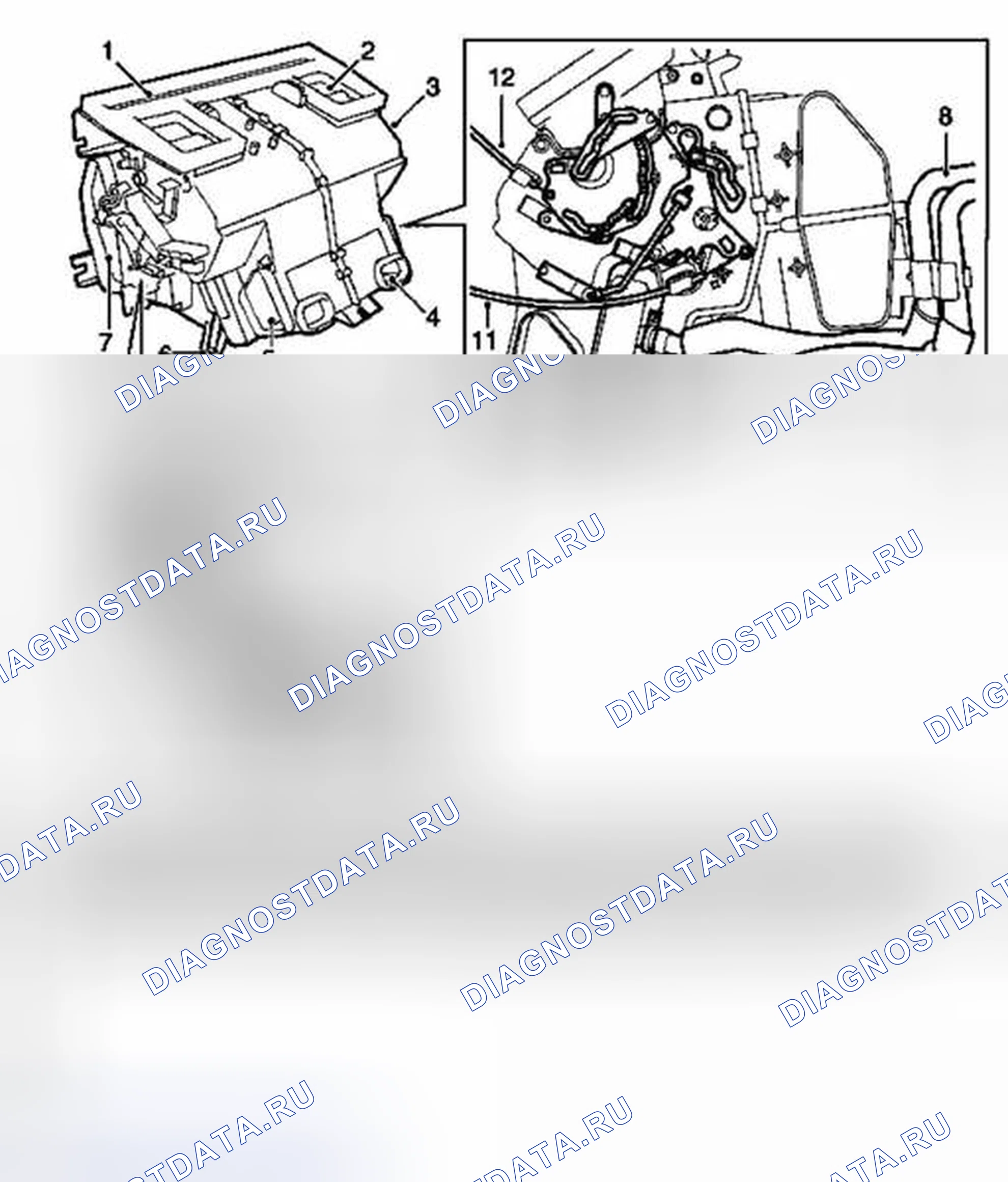 Рис. 5: Нагреватель в сборе. Land Rover Discovery L318
