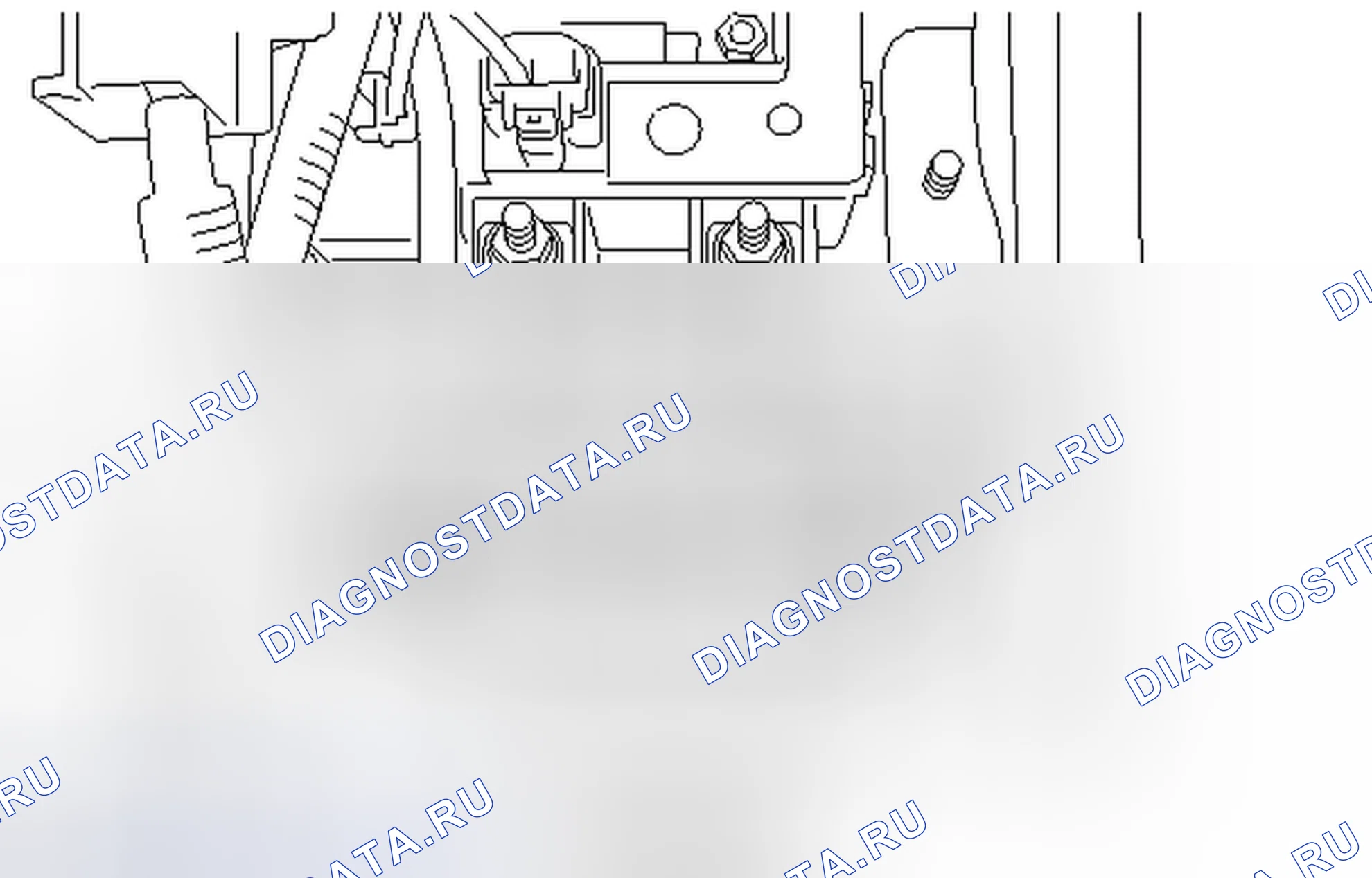 Рис. 1059: ДЕМОНТАЖ. Toyota Camry XV40 рестайлинг