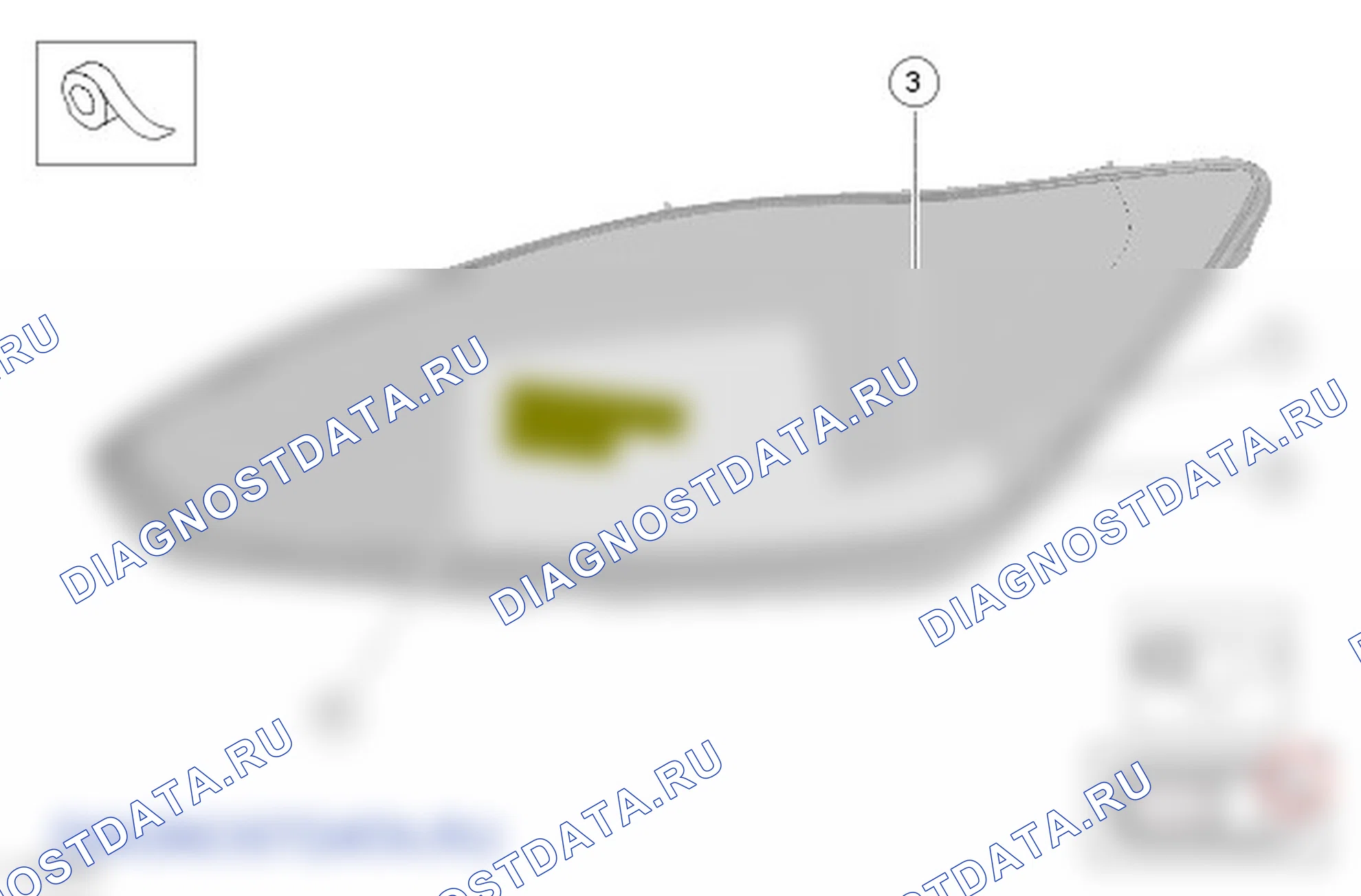 Закрывание участков фар. Ford Grand C-MAX II