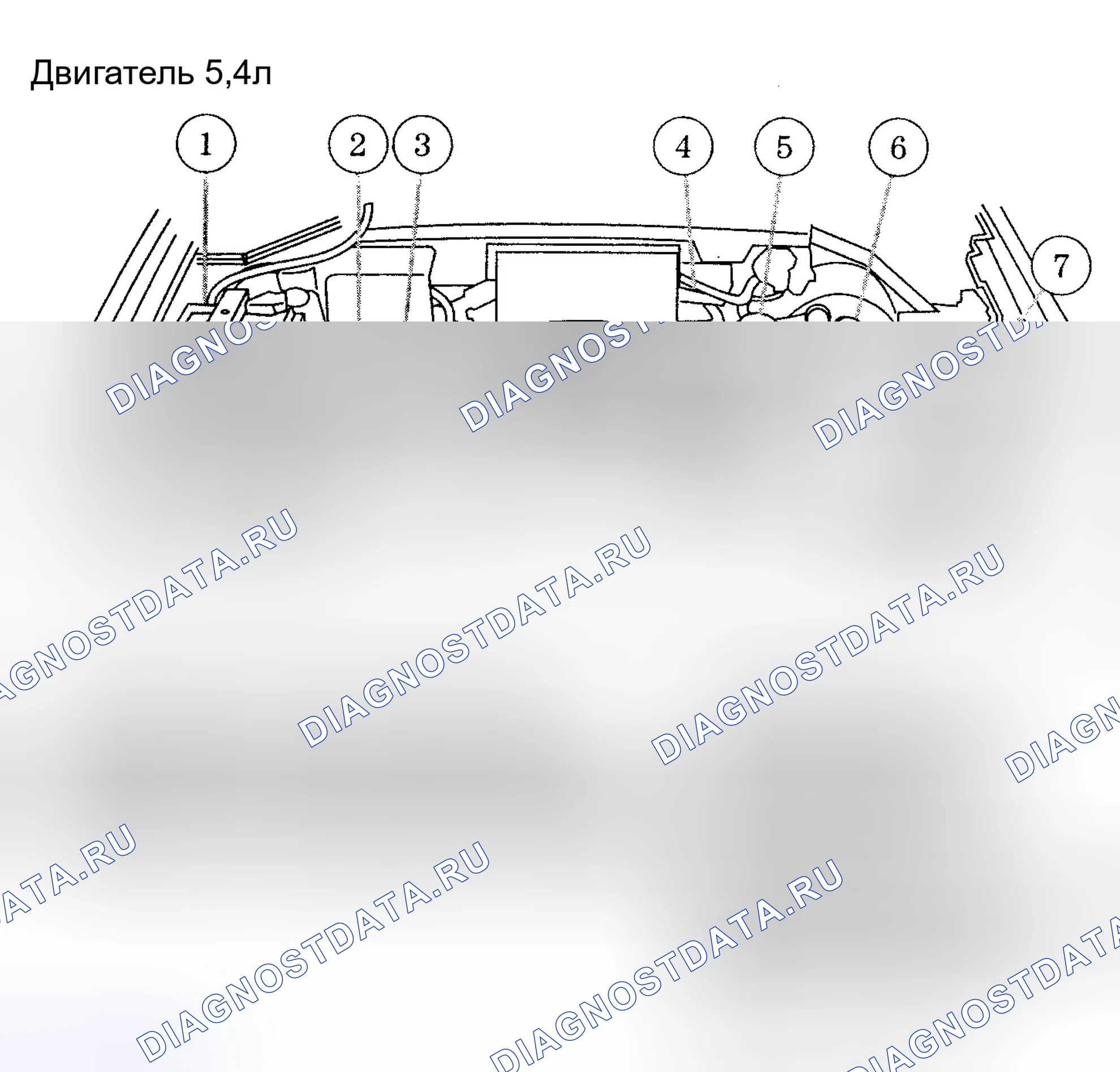 Рис. 1: РАСПОЛОЖЕНИЕ ТОЧЕК ОБСЛУЖИВАНИЯ. Hyundai Lantra II