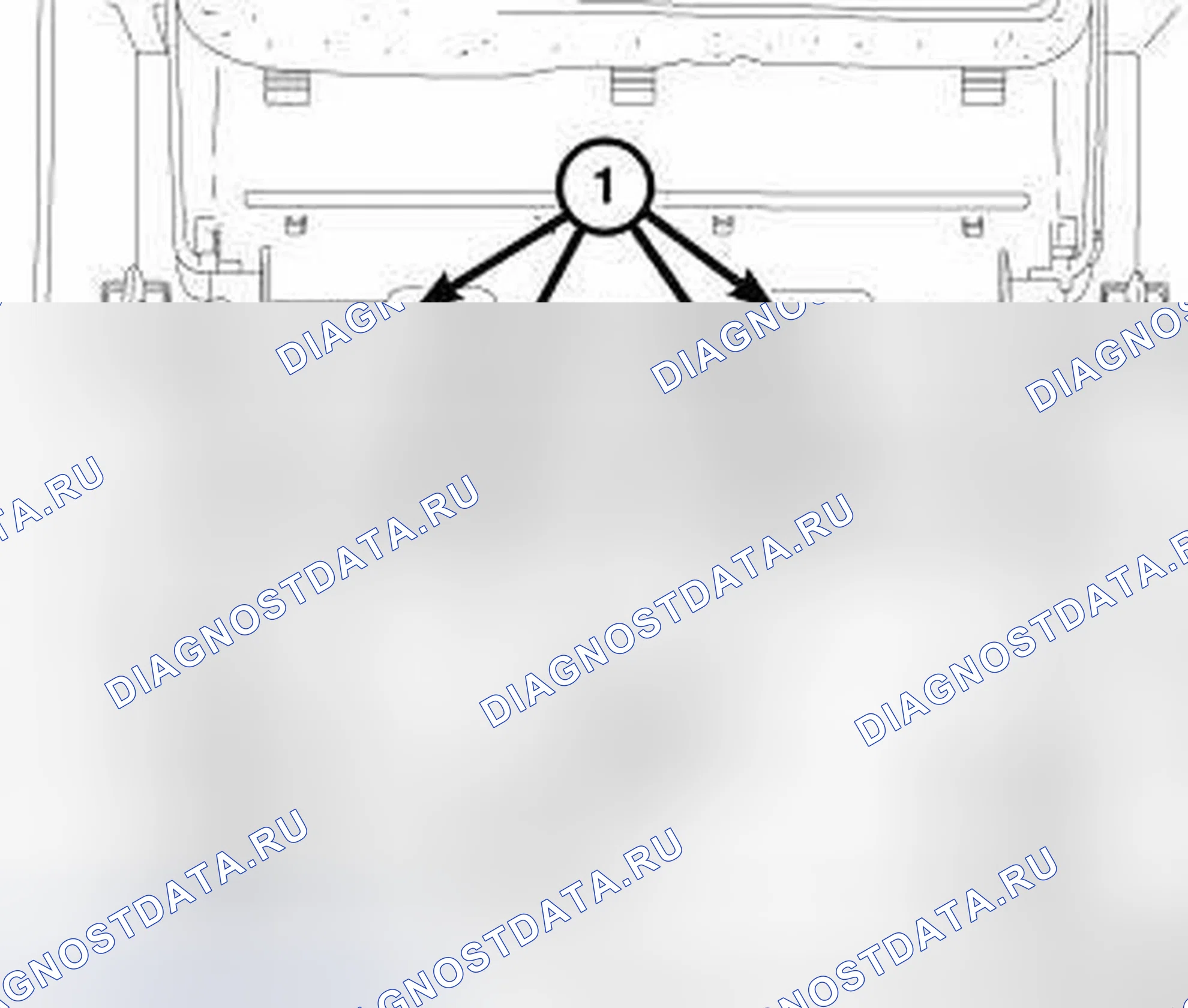 Рис. 335: ДЕМОНТАЖ. Dodge Journey I