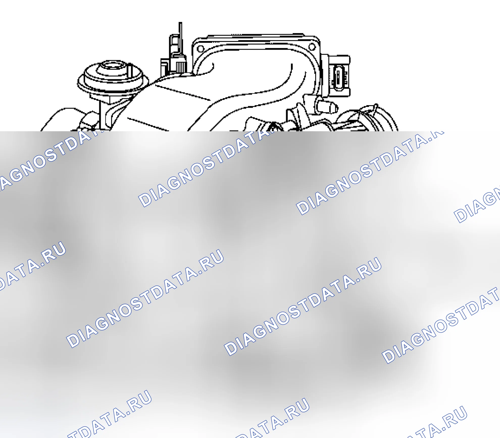 Рис. 188: Вакуумный резервуар в сборе. Ford Econoline E250 