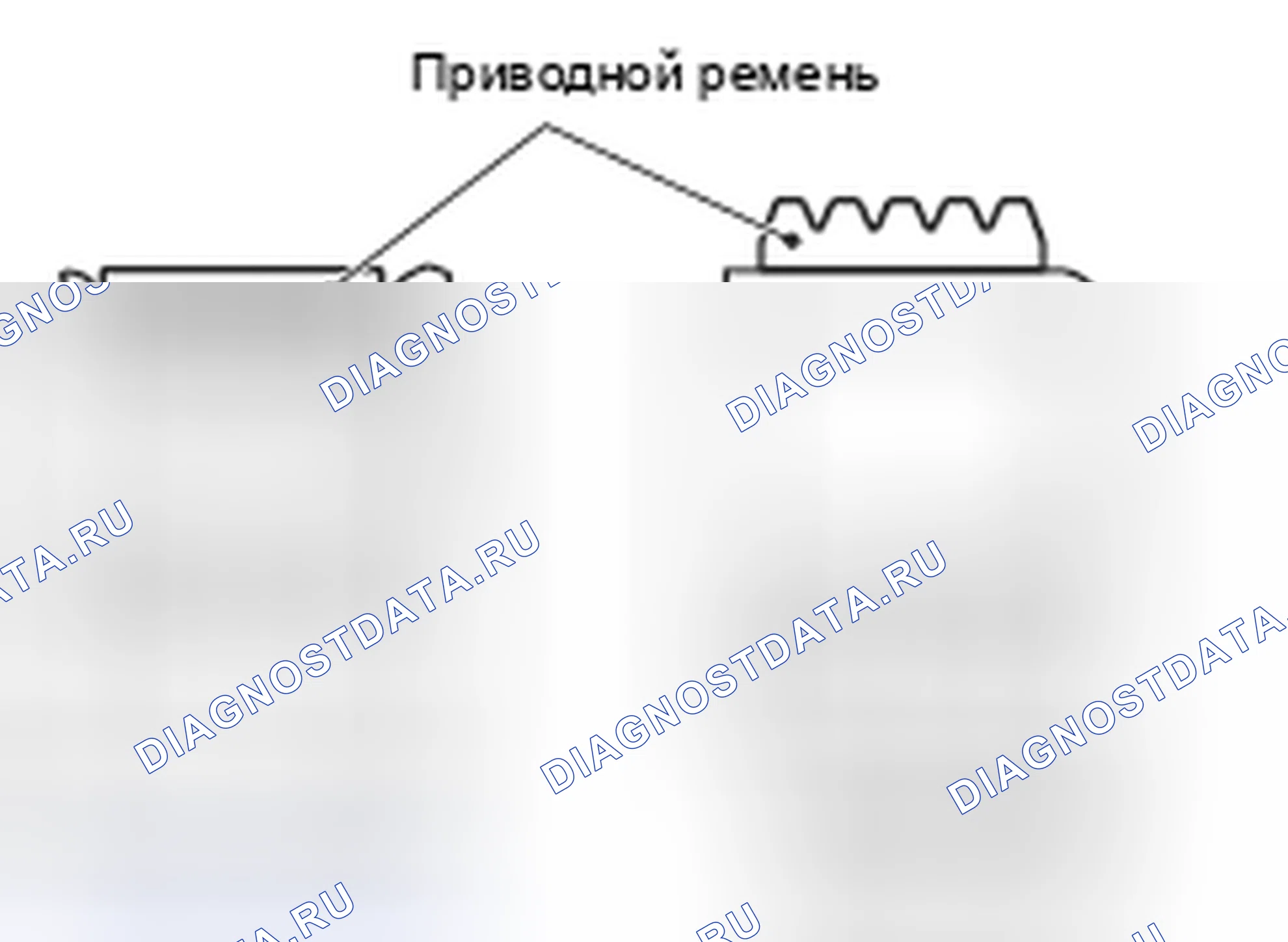 Рис. 156: >> B <<УСТАНОВКА ПРИВОДНОГО РЕМНЯ. Mitsubishi Lancer Ralliart X рестайлинг
