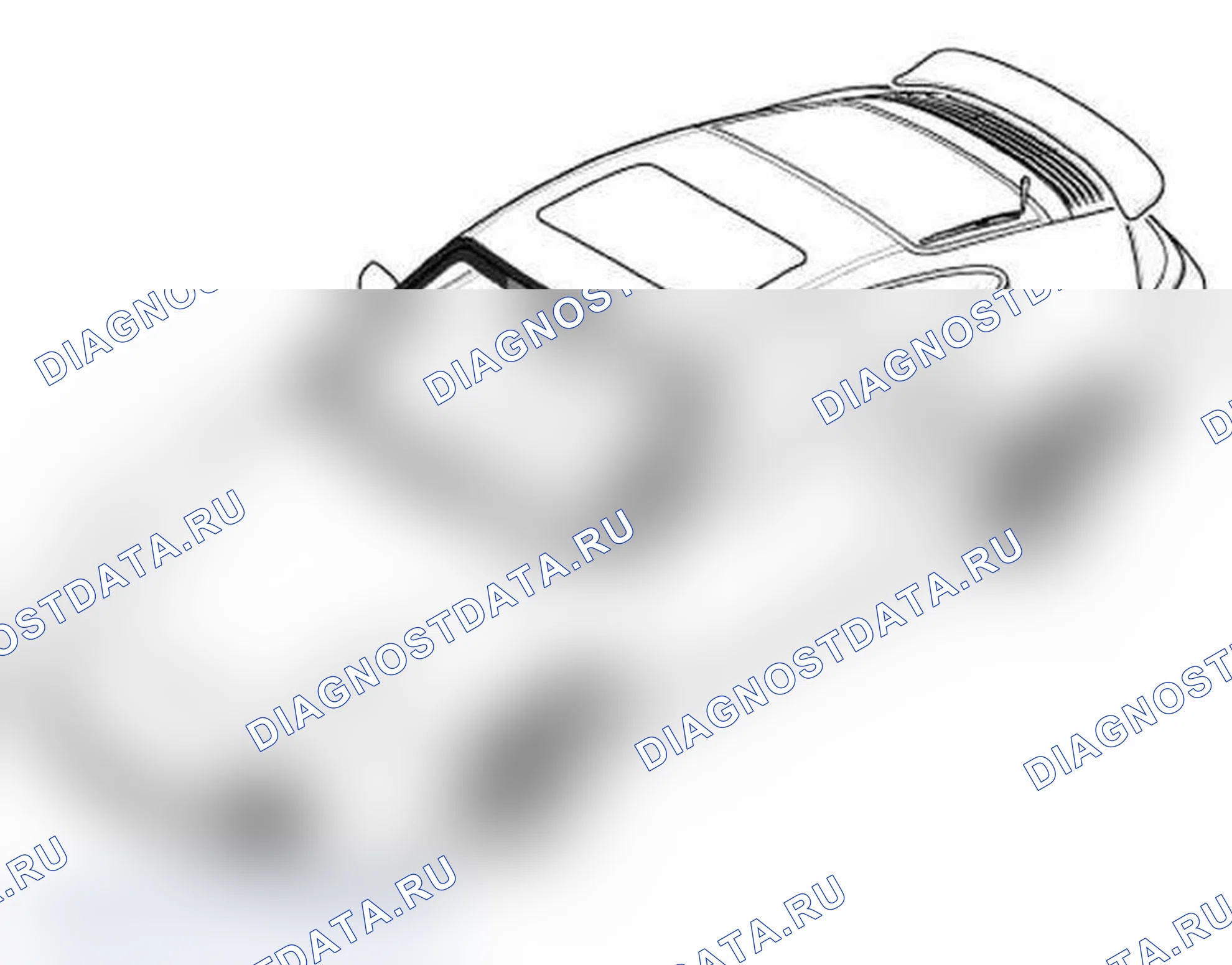 Рис. 6: Снятие и установка ветрового стекла. Porsche 911 Carrera 996 рестайлинг
