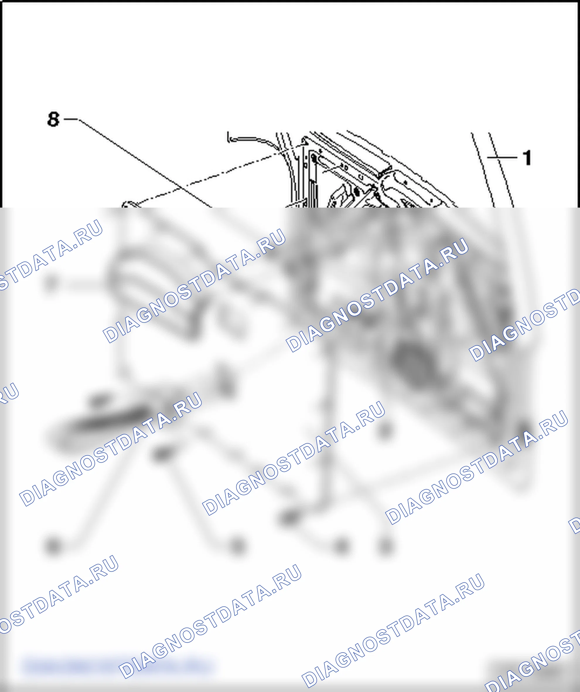Облицовка и обивка двери багажного отсека. Volkswagen Transporter T5