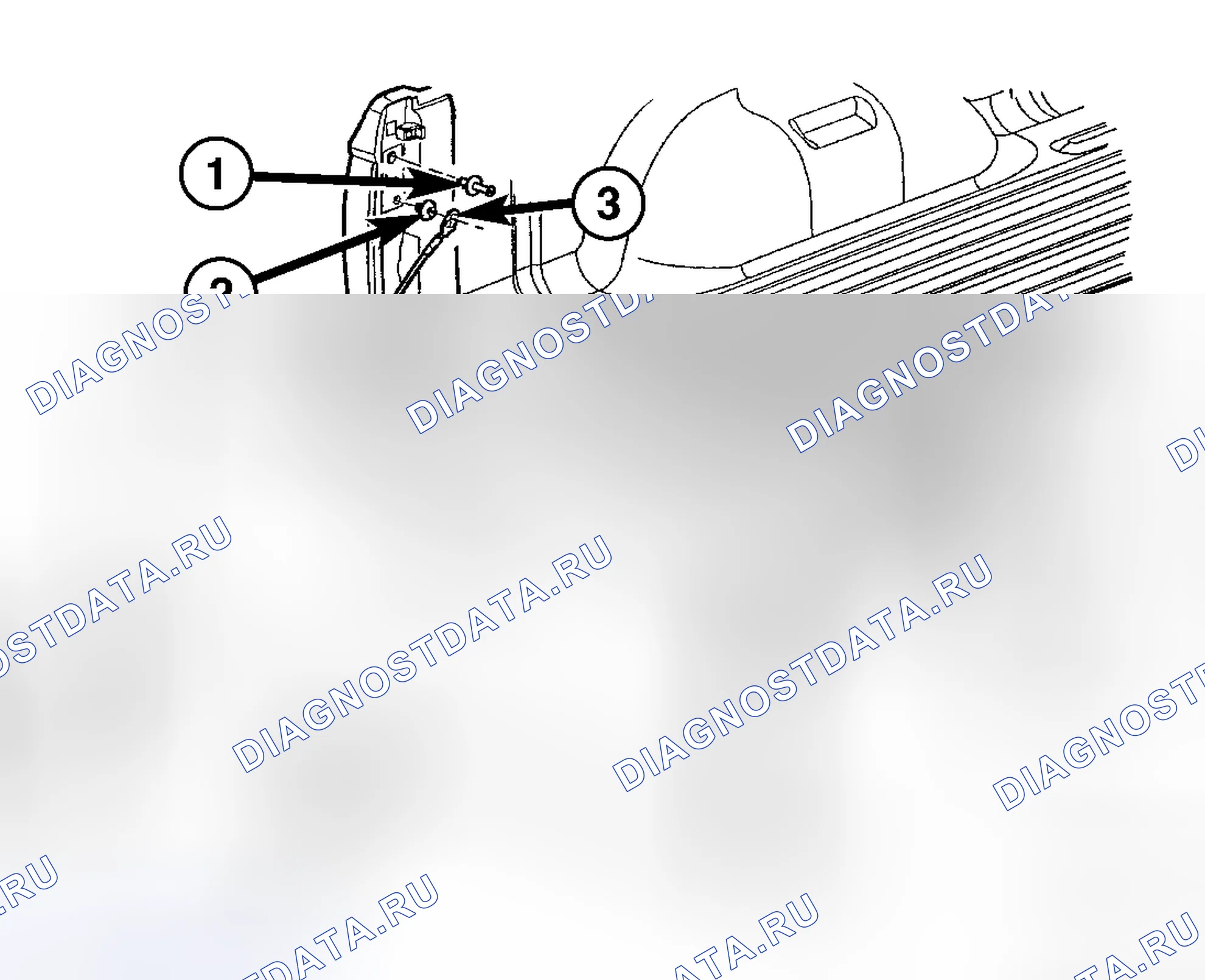 Рис. 264: ЗАДНЯЯ ДВЕРЬ. Dodge Cab & Chassis R3500 HD transition
