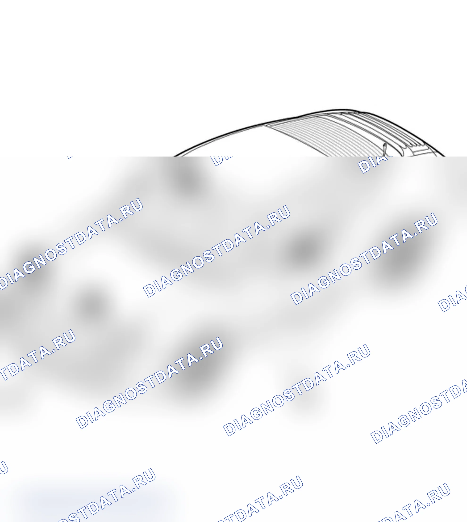 Рис. 59: Датчик демонтажа передней подушки безопасности. Porsche 911 GT3 997