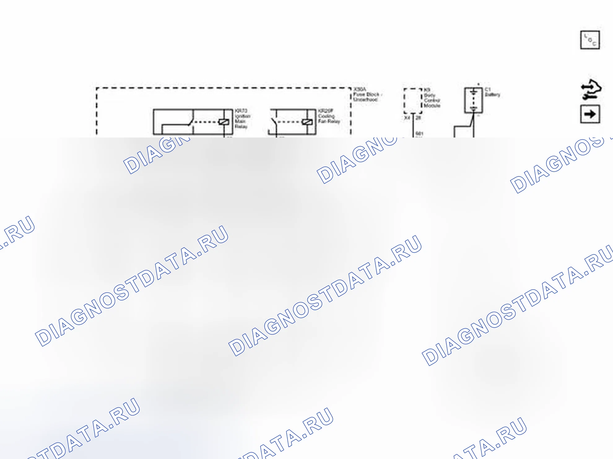 Рис. 48: Схемы проводки G100, G101 и G102. Chevrolet Cruze I рестайлинг