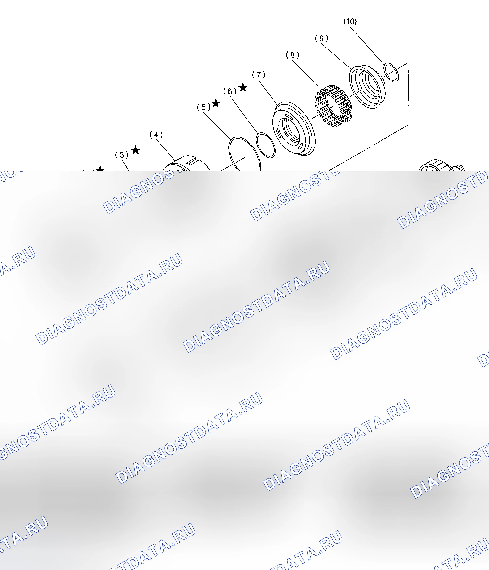 Рис. 108: СЦЕПЛЕНИЕ ВЫСОКОГО И ЗАДНЕГО ХОДА. Subaru Impreza WRX GD/GG рестайлинг