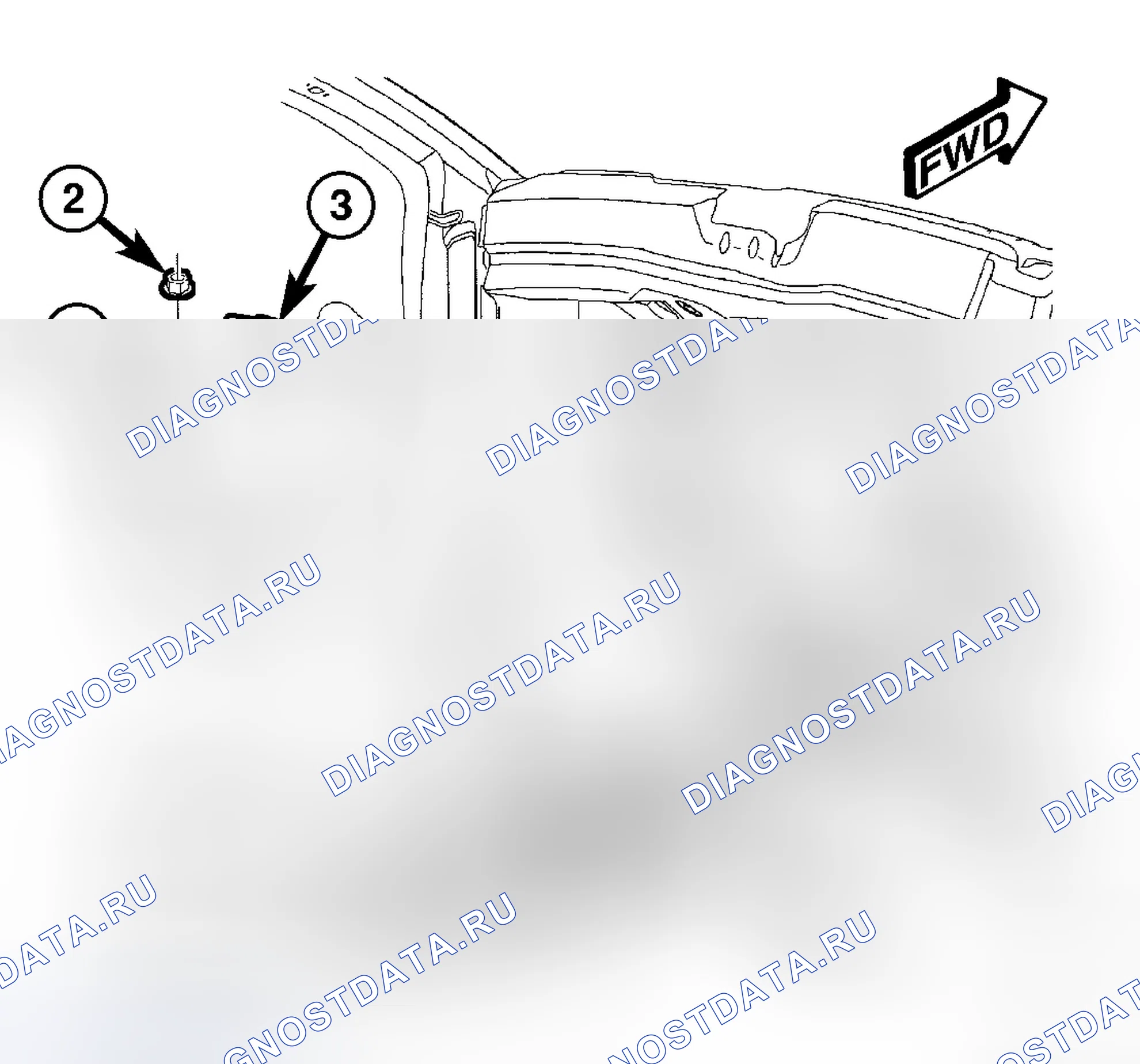 Рис. 171: ДЕМОНТАЖ. Dodge Magnum I