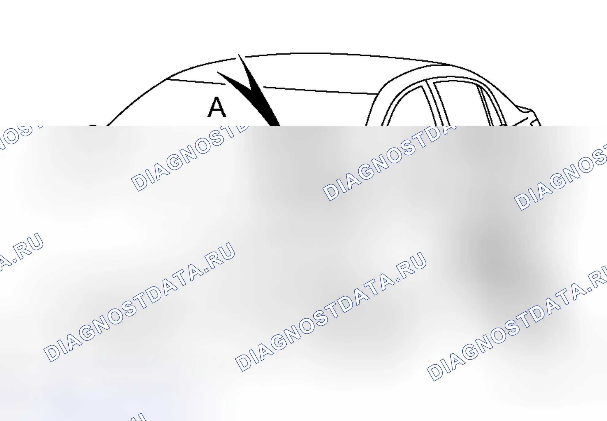 Рис. 3: ИДЕНТИФИКАЦИЯ ТРАНСПОРТНОГО СРЕДСТВА И СЕРИЙНЫЕ НОМЕРА. Toyota Avalon XX30