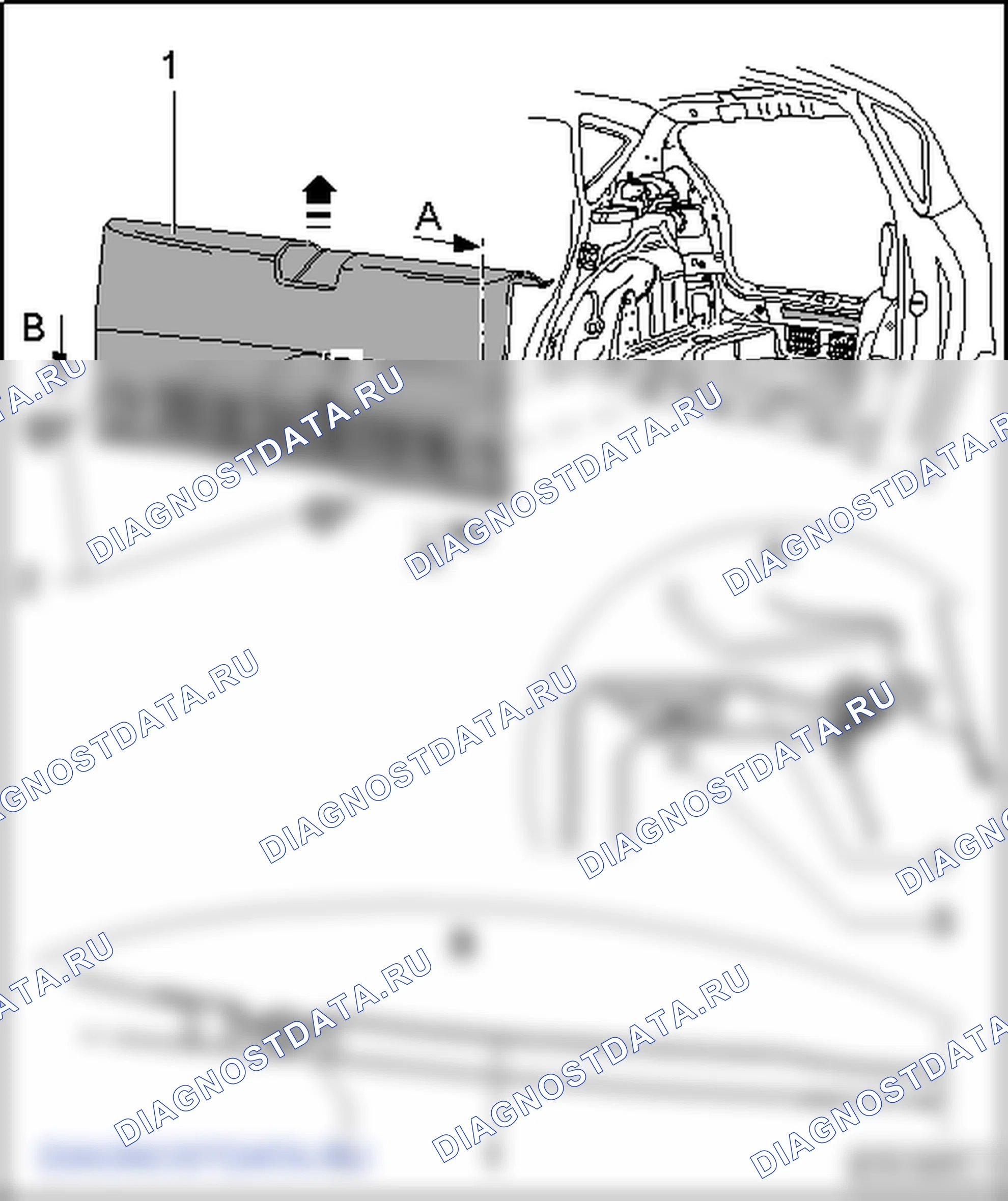Обивка багажного отсека. SEAT Leon Ii