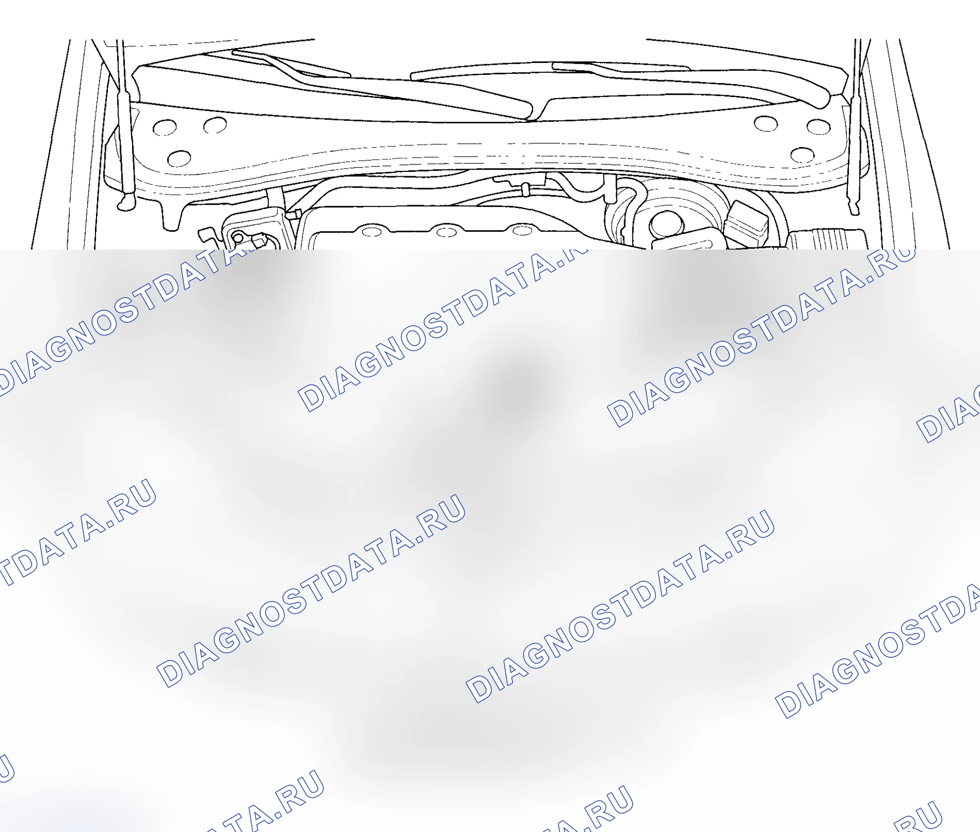 Рис. 98: Указатель расположения компонентов. Acura MDX I
