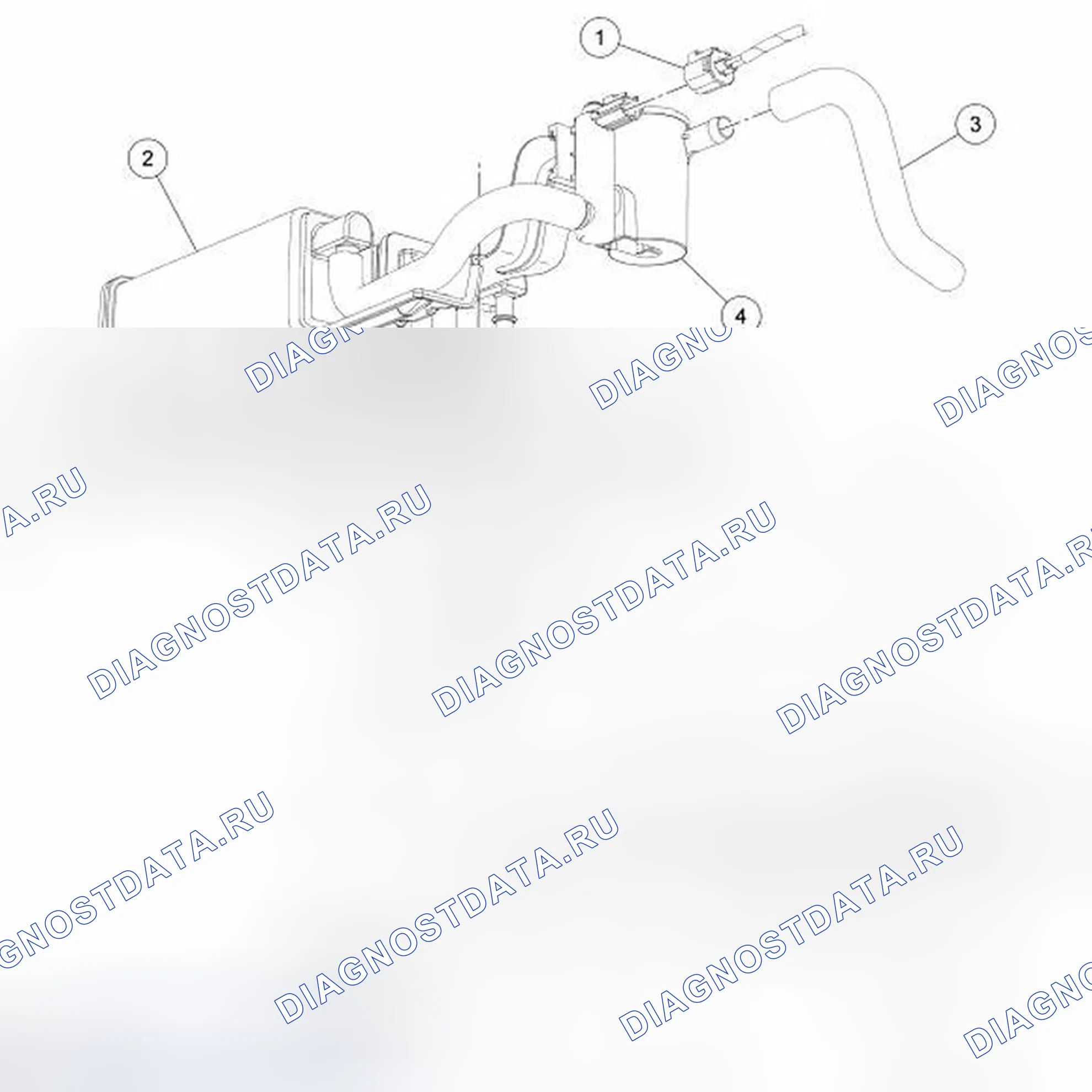 Рис. 5: Канистра для испарительных выбросов. Ford Edge I