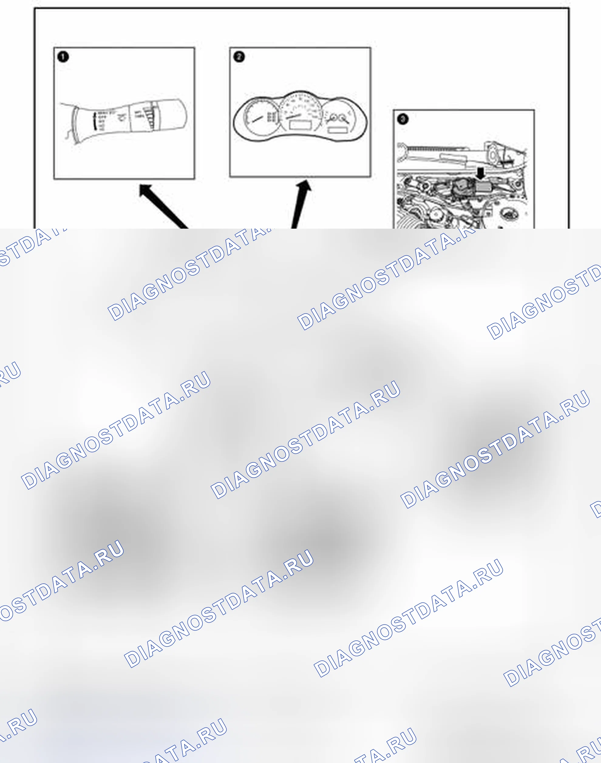 Рис. 4: Расположение компонентов. Nissan Altima L32 рестайлинг