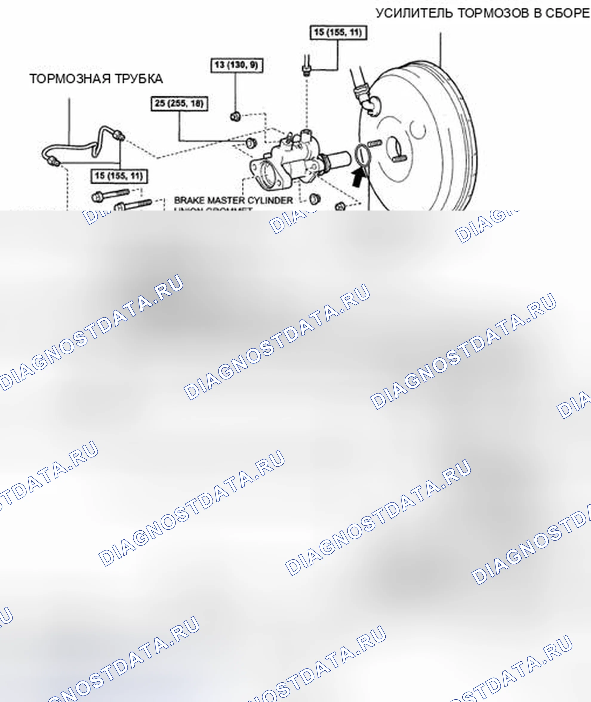 Рис. 1: КОМПОНЕНТЫ. Toyota Sienna II рестайлинг