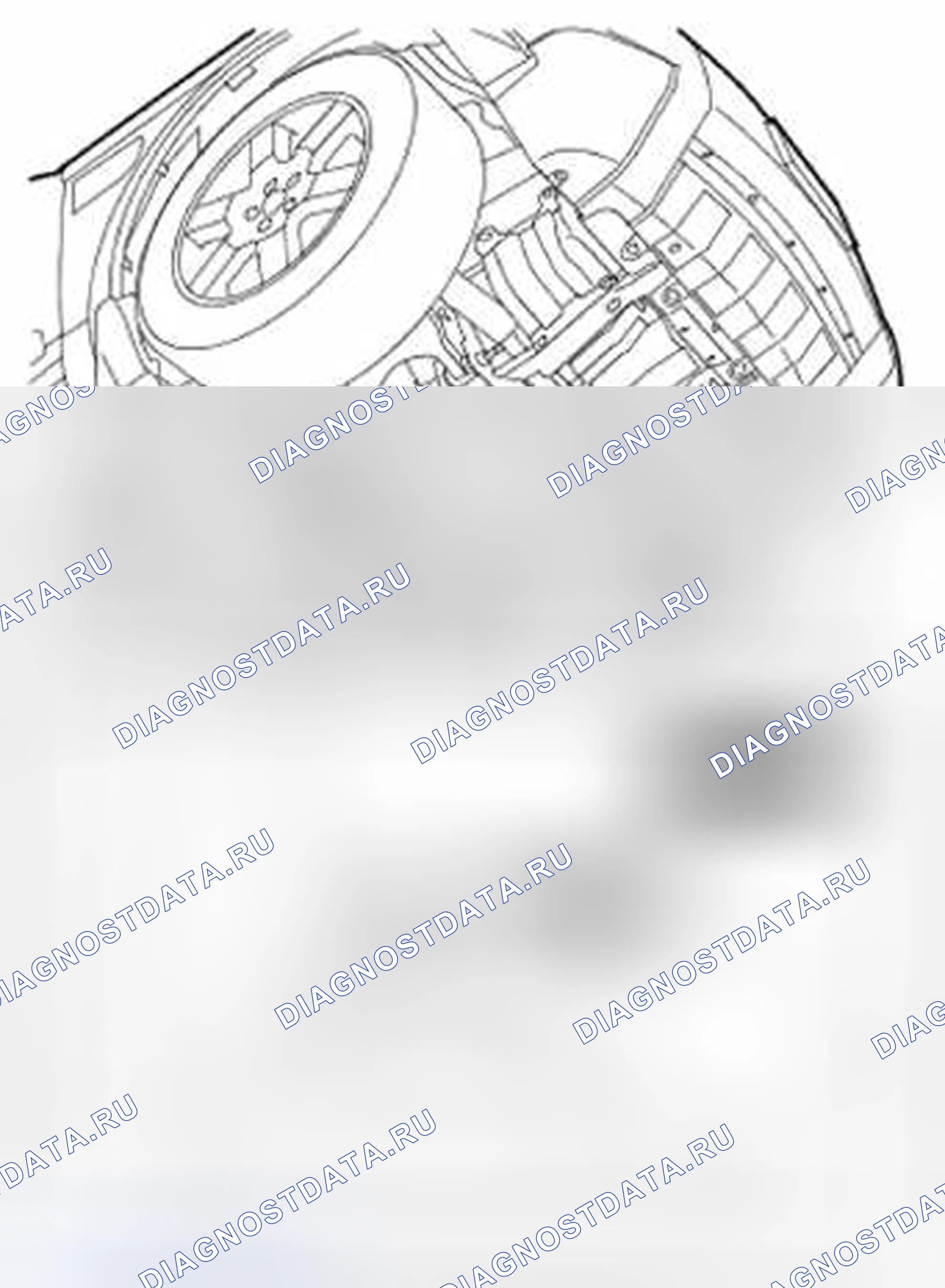 Рис. 474: ДЕМОНТАЖ. Land Rover Range Rover Sport I