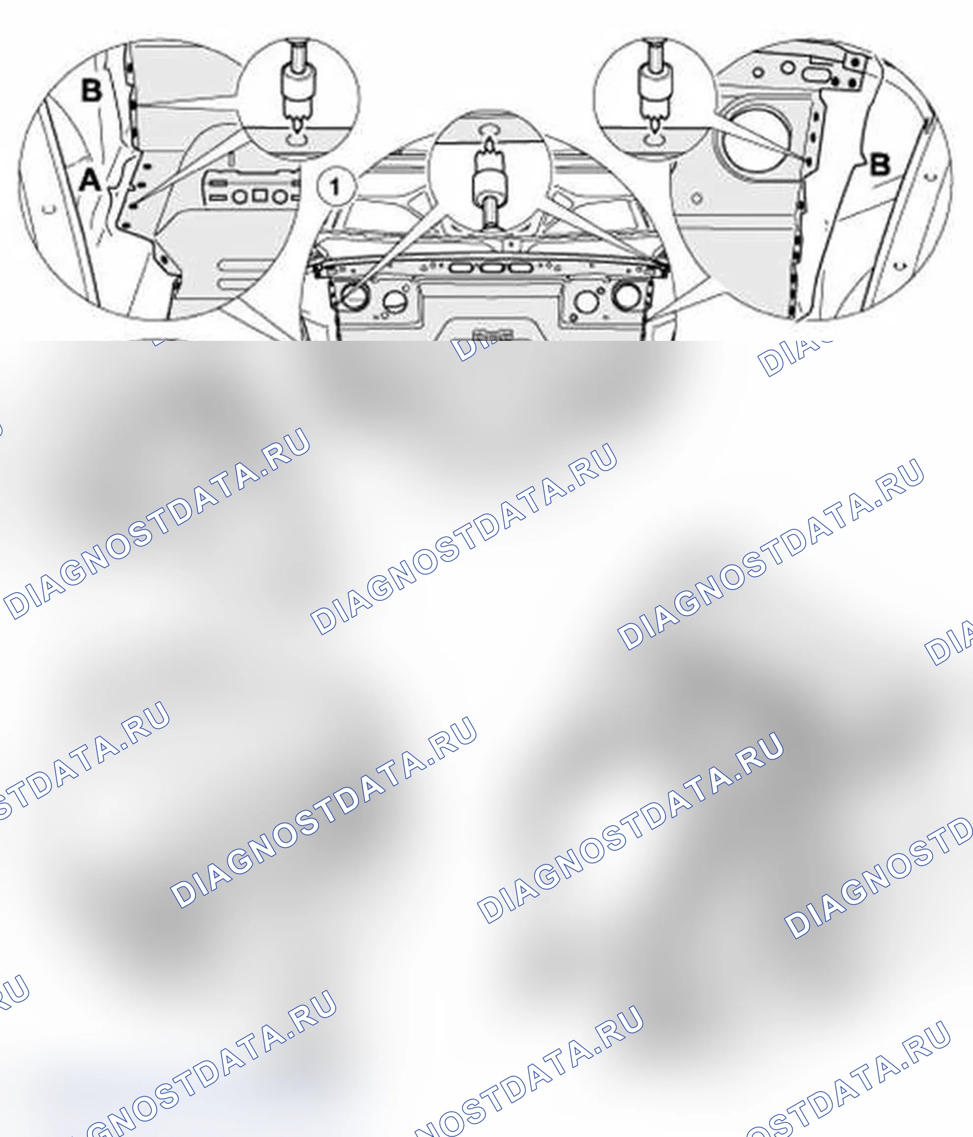 Рис. 76: Вырезание передней стенки. Porsche Boxster S 986 рестайлинг