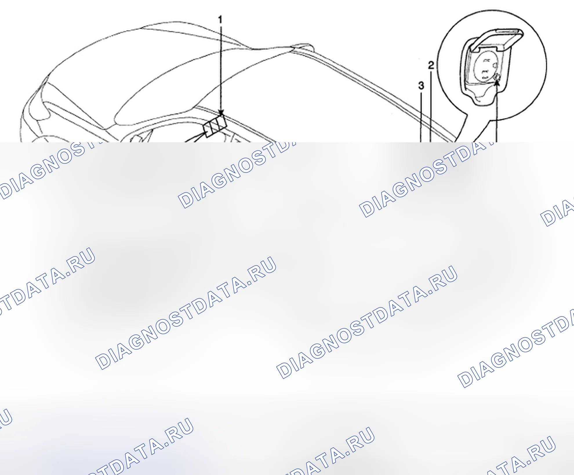 Рис. 23: РАСПОЛОЖЕНИЕ КОМПОНЕНТОВ. Hyundai Santa Fe II