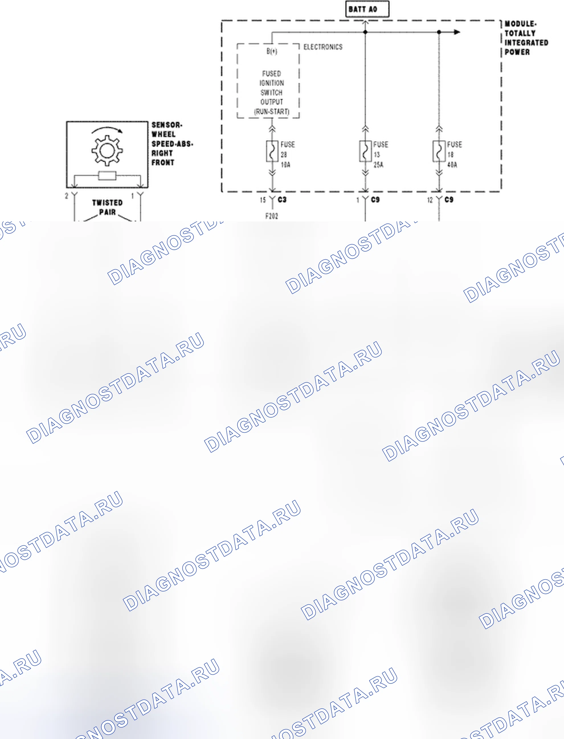 Рис. 17: Принципиальная схема. Dodge Cab & Chassis R3500 HD transition