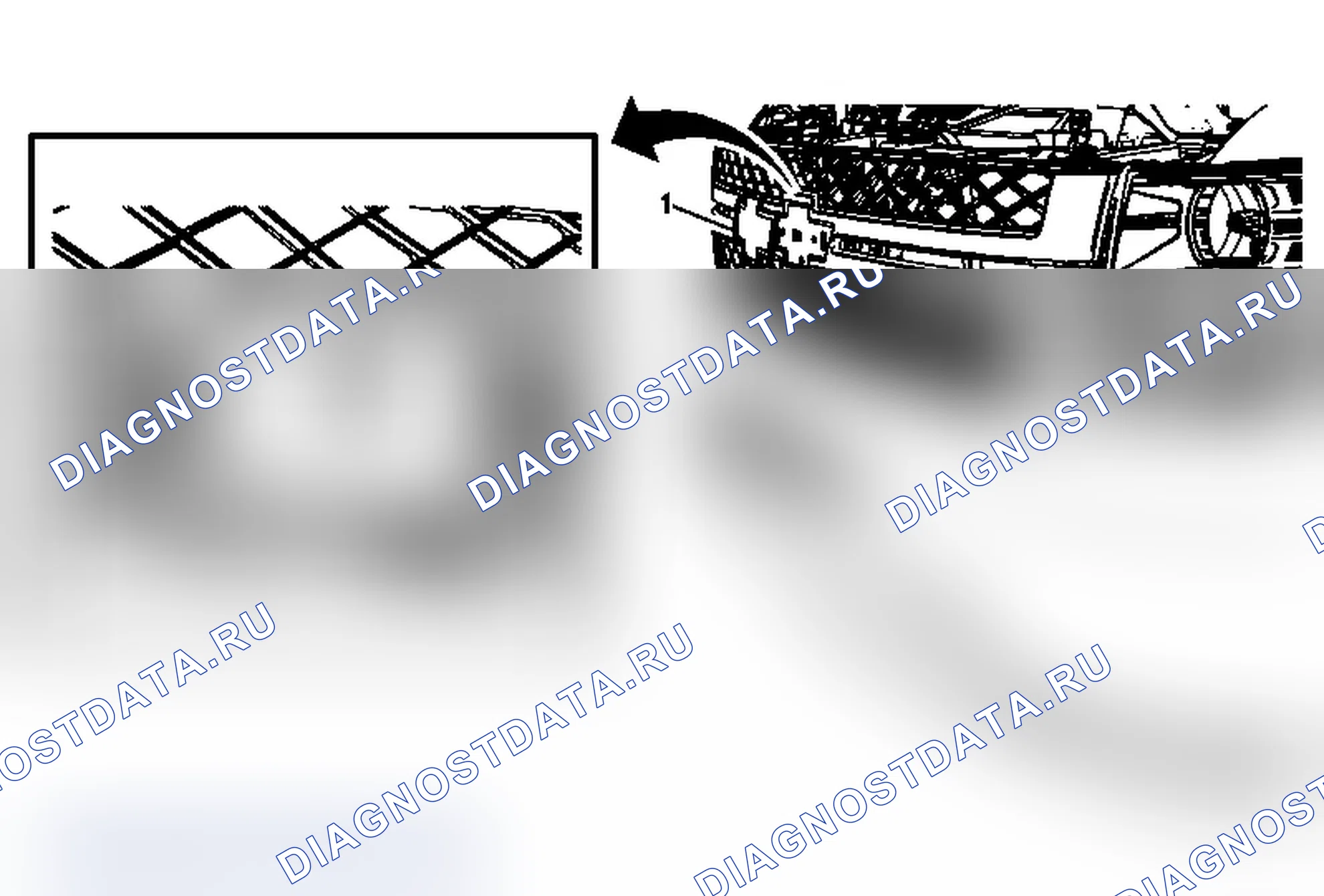 Рис. 8: Замена эмблемы / таблички радиатора (Chevrolet HD). GMC Cab & Chassis Sierra 3500 HD 