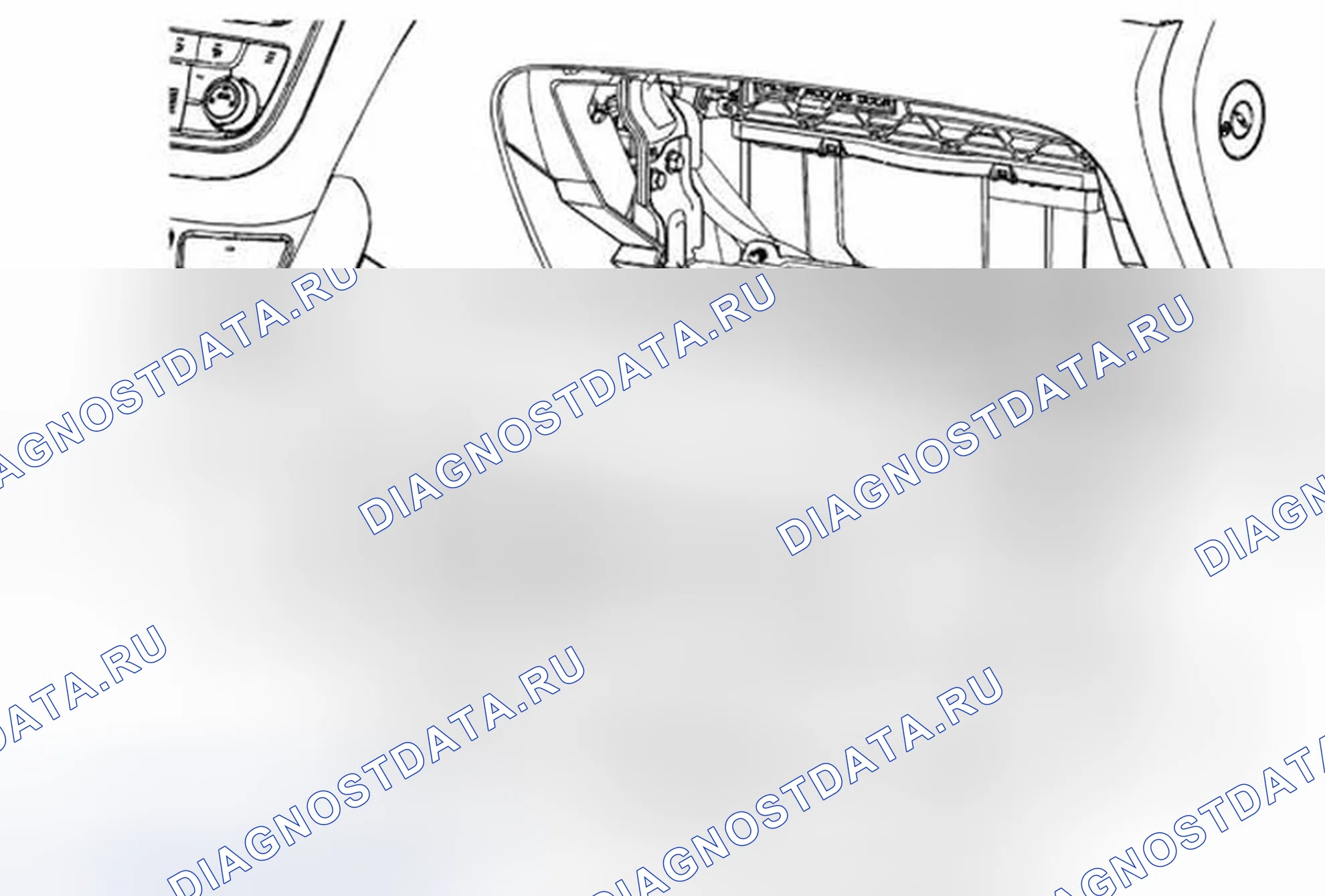 Рис. 115: Замена отсека приборной панели. Buick Encore I