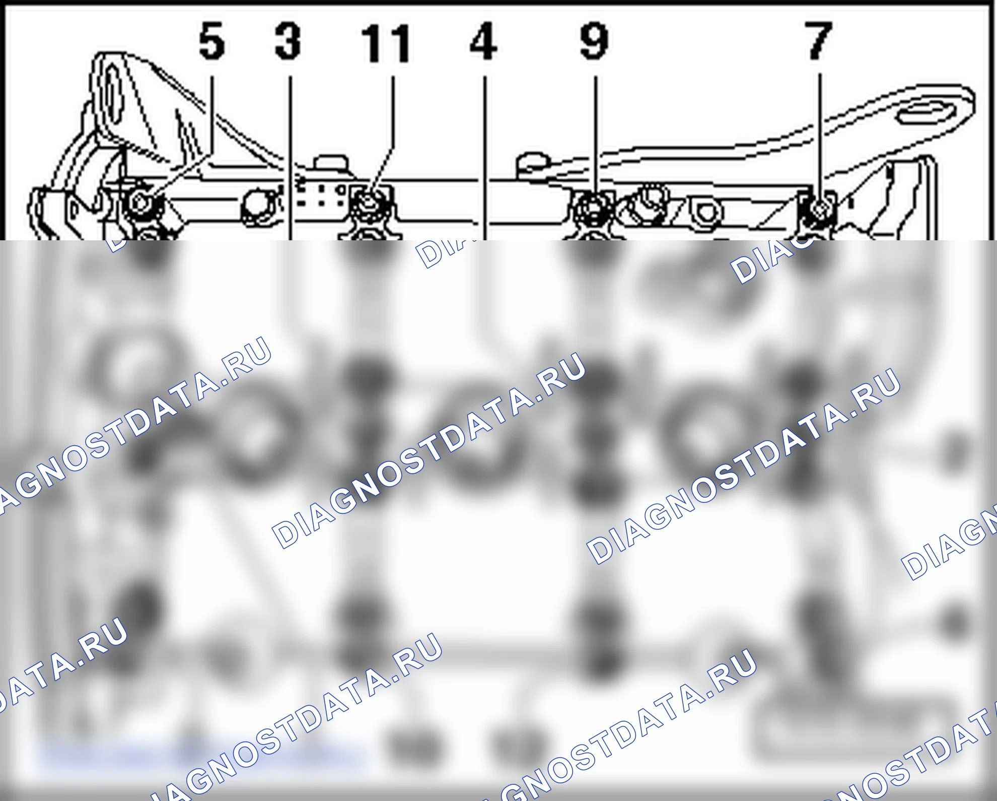 Головка блока цилиндров (3-х цилиндровый двигатель впрыска (1.2л)). SEAT Ibiza IV