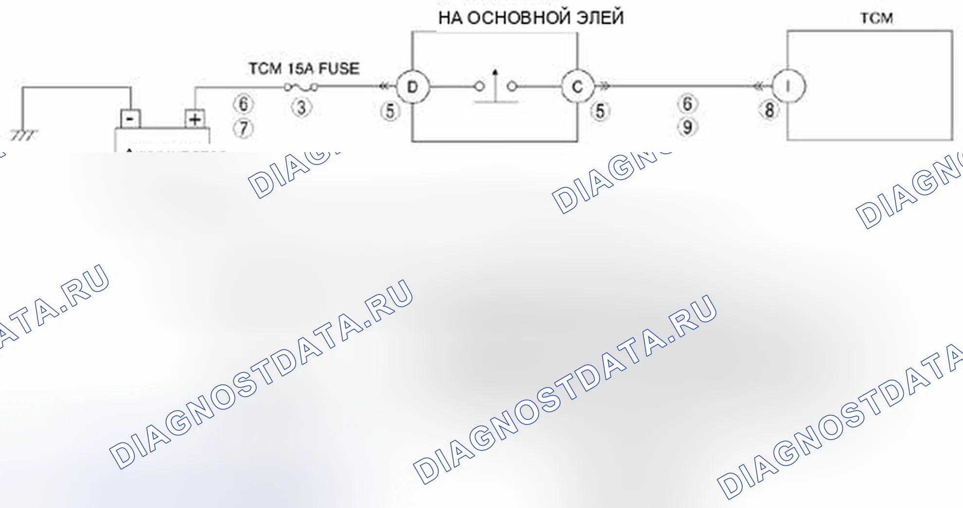Рис. 635: расшифровка кода ошибки P0884:00 [низкое напряжение батареи]. Mazda 3 BL рестайлинг