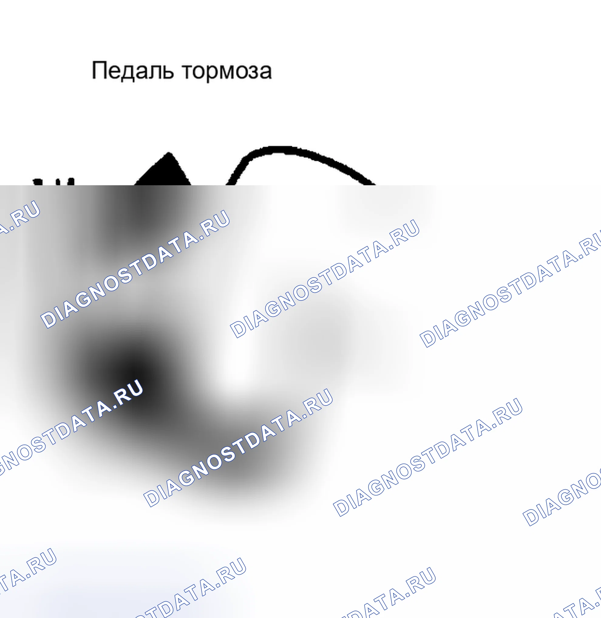Рис. 17: Симптом 5. Вибрация и шум педали. Honda Stepwgn I