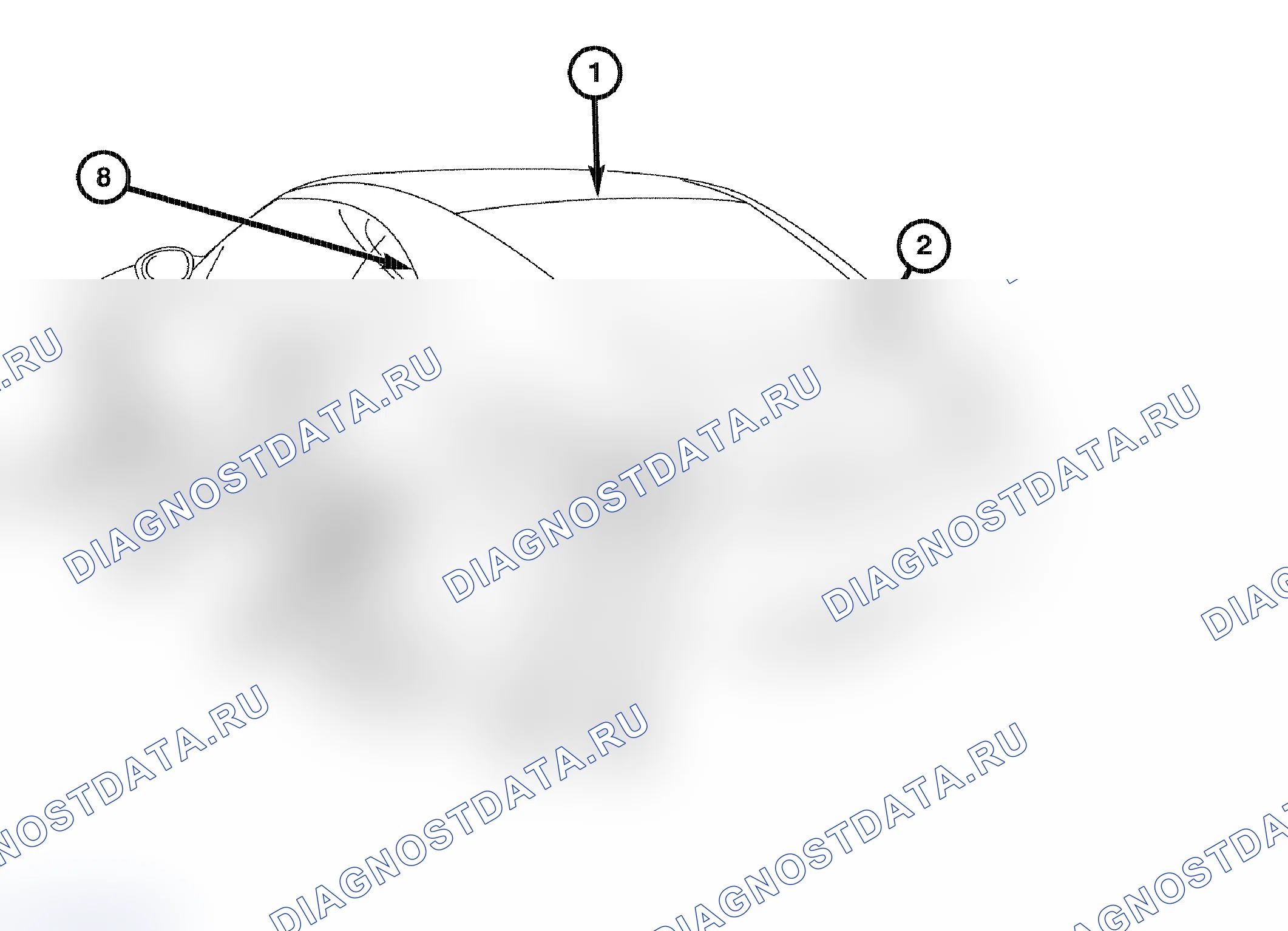 Рис. 32: ЗАДНИЙ И БОКОВОЙ ЗАЗОР И РАЗМЕРЫ ЗАПОДЛИЦО. Chrysler Crossfire I final