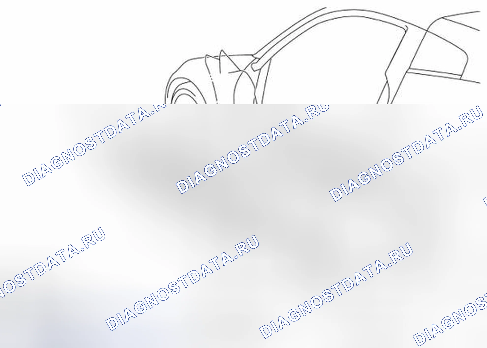 Рис. 6: Идентификация финишера боковых подоконников. Nissan 350Z I рестайлинг