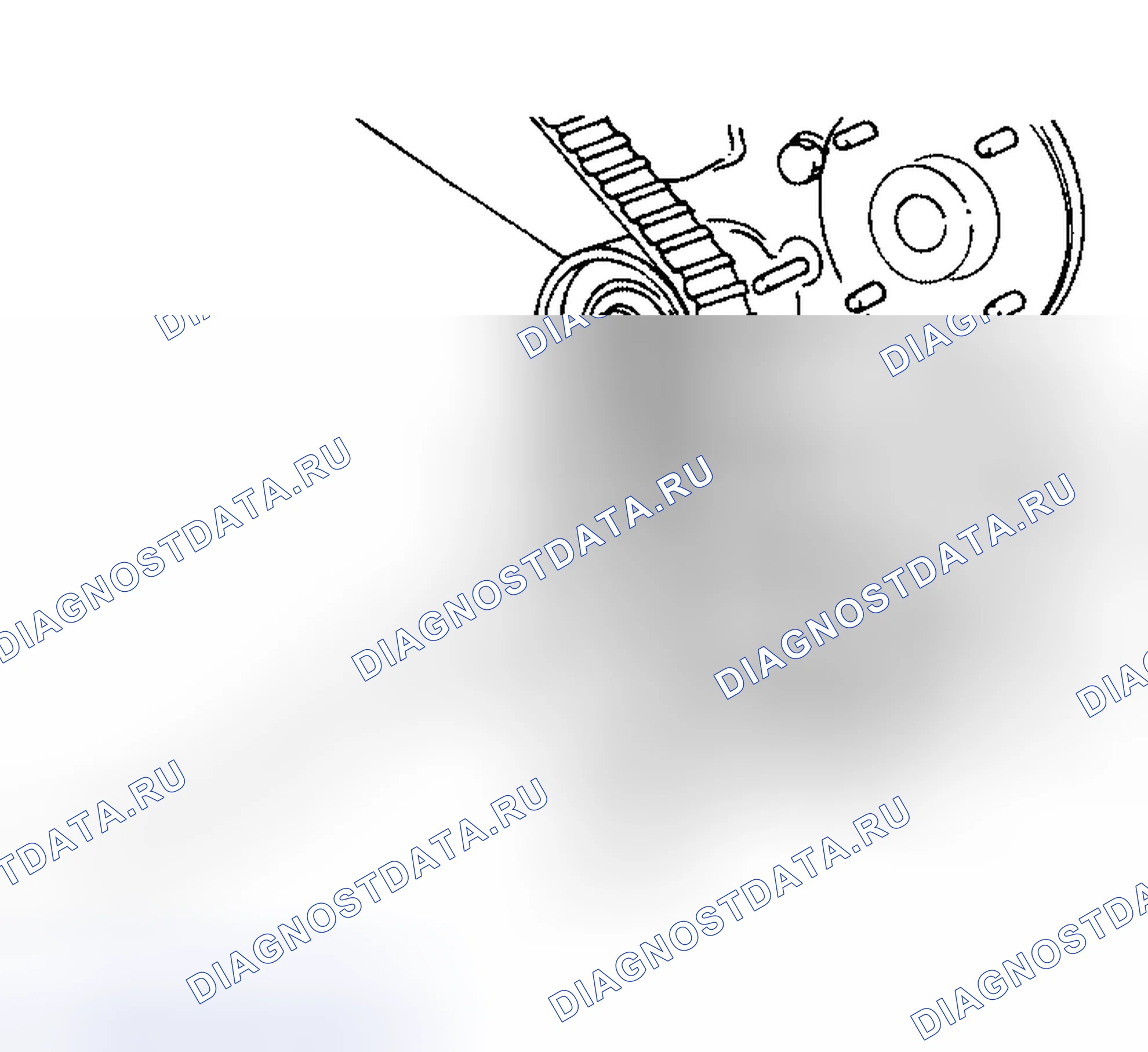 Рис. 257: ПОСЛЕ ЗАМЕНЫ РЕМНЯ. Honda Odyssey (North America) I