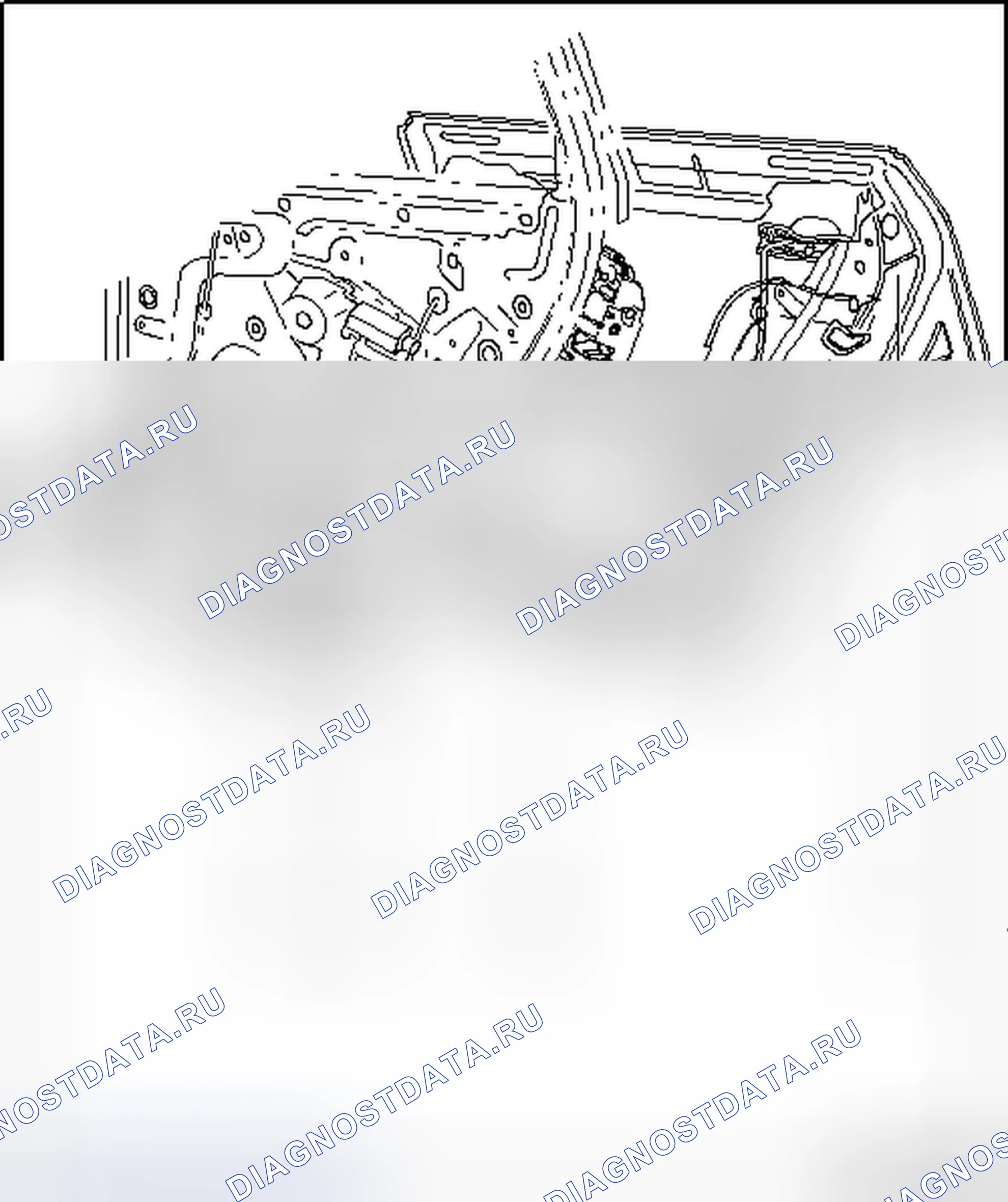 Рис. 62: ДВЕРНАЯ РУЧКА С ПРОКЛАДКОЙ КАБЕЛЯ (KESSY). Volkswagen Touareg I