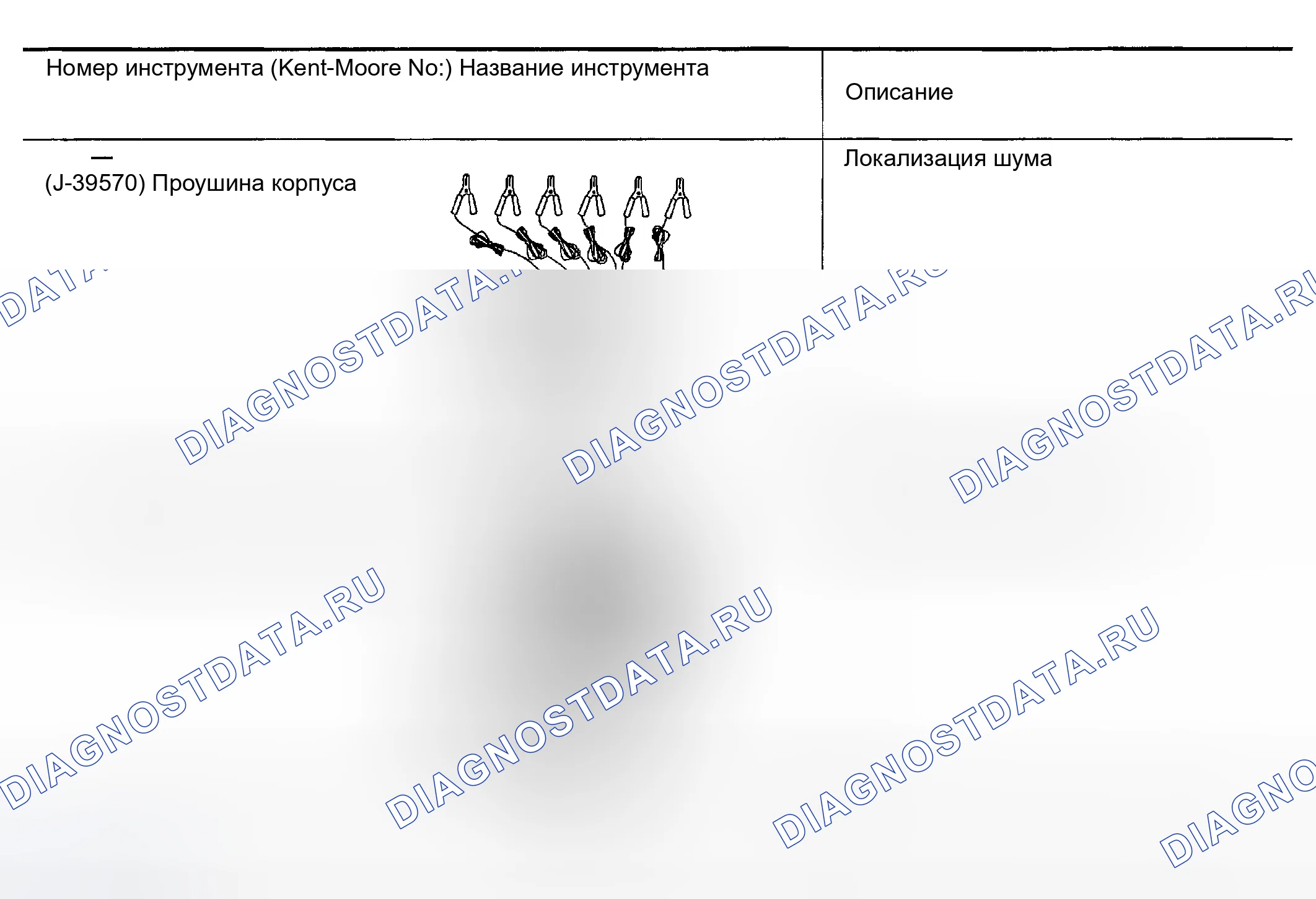 Рис. 9: Специальные сервисные инструменты. Honda Odyssey (North America) I