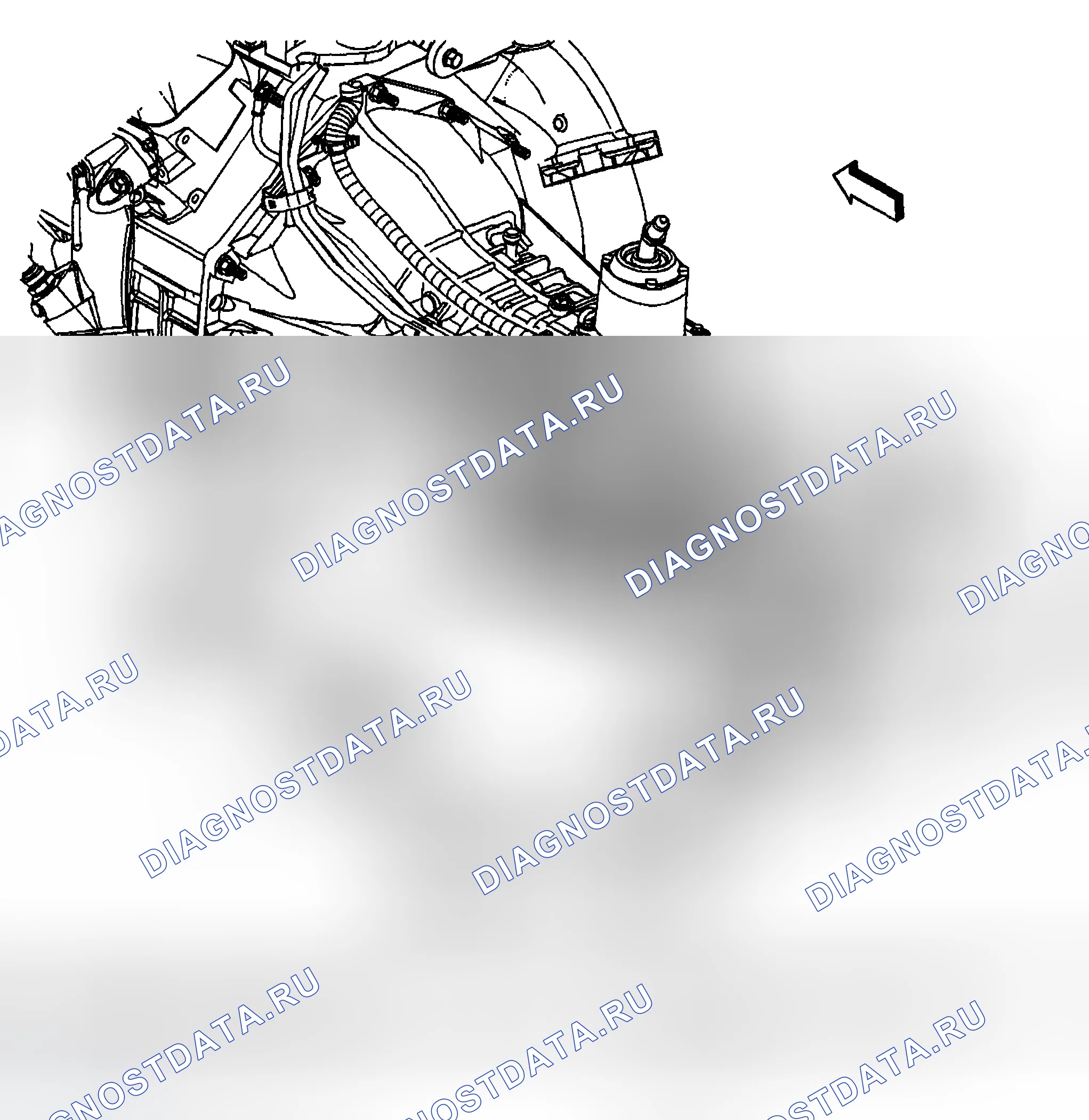 Рис. 49: Виды компонентов ручной коробки передач. GMC Sierra 2500 