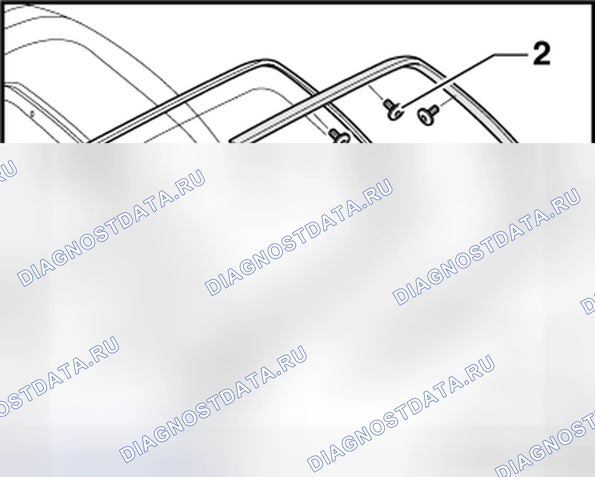 Рис. 58: БОКОВАЯ ОКОННАЯ НАКЛАДКА. Volkswagen Touareg I