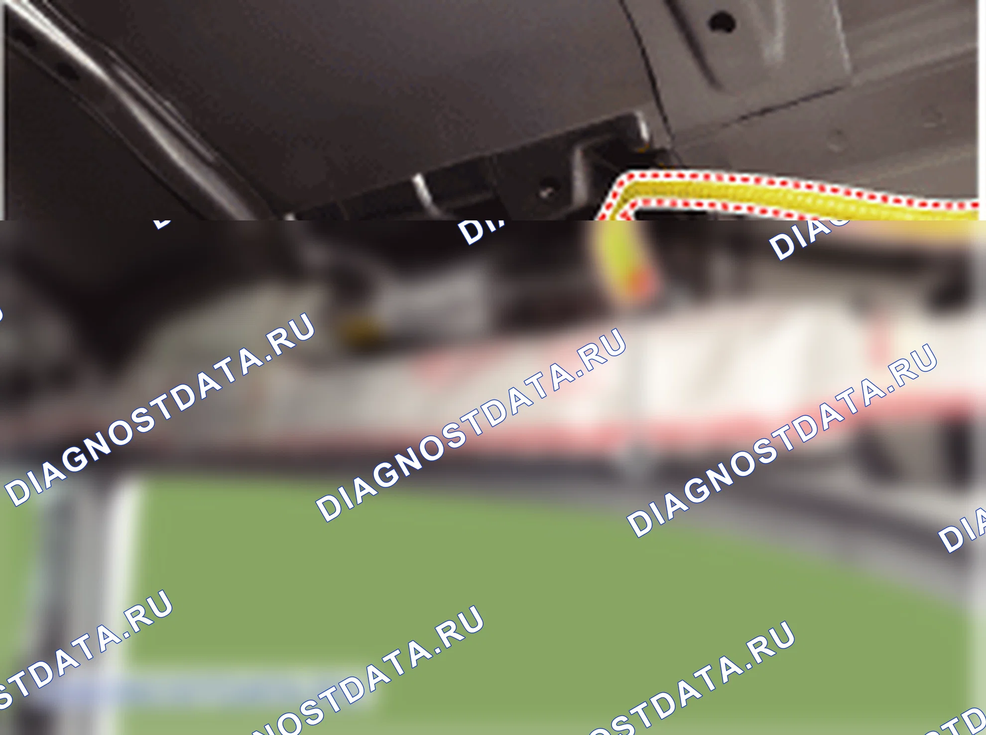 Снятие модуля навесной подушки безопасности (CAB). Hyundai i20 GB