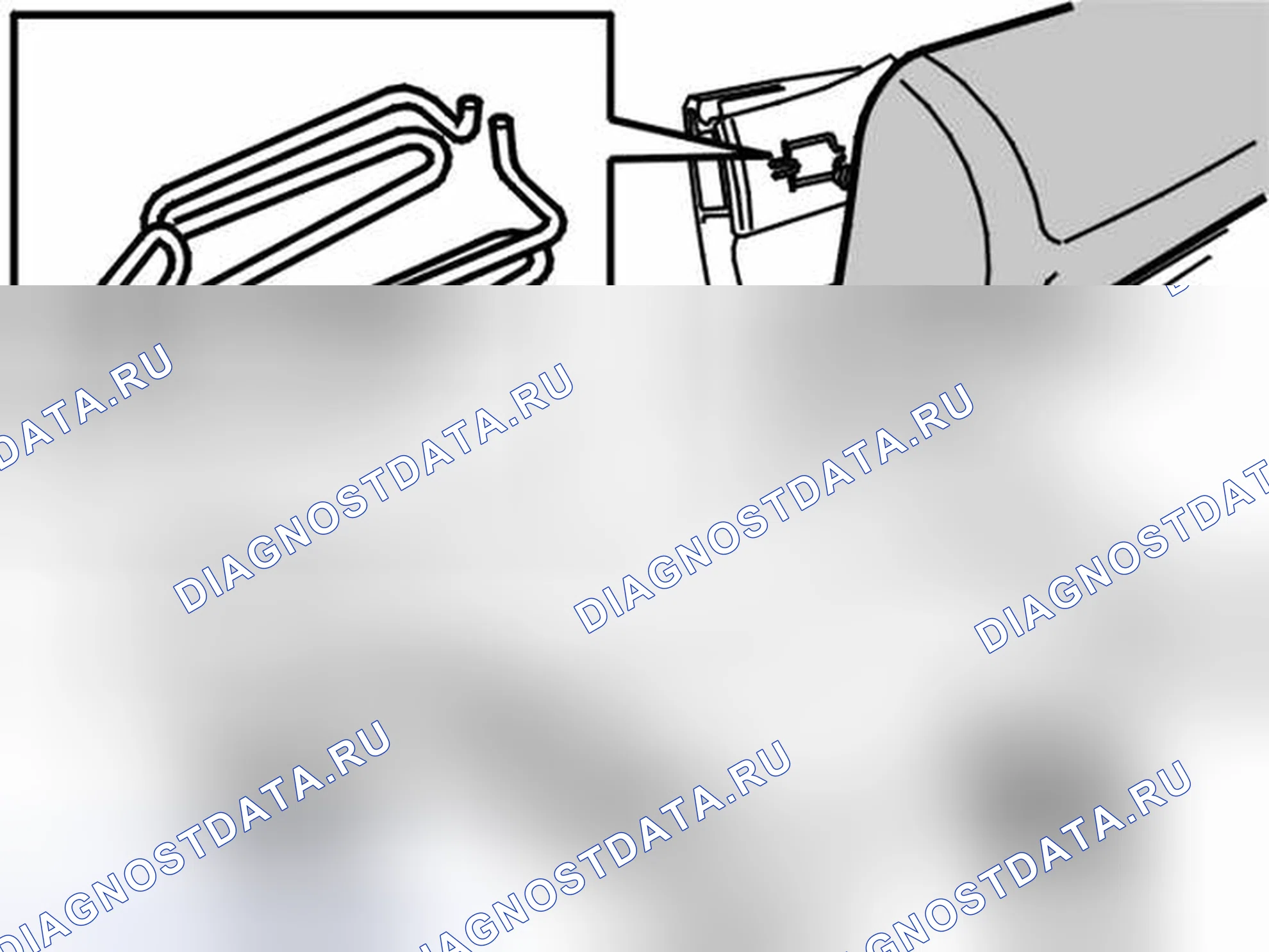 Рис. 279: Удаление текстильной облицовки, передняя секция. Volvo C70 I