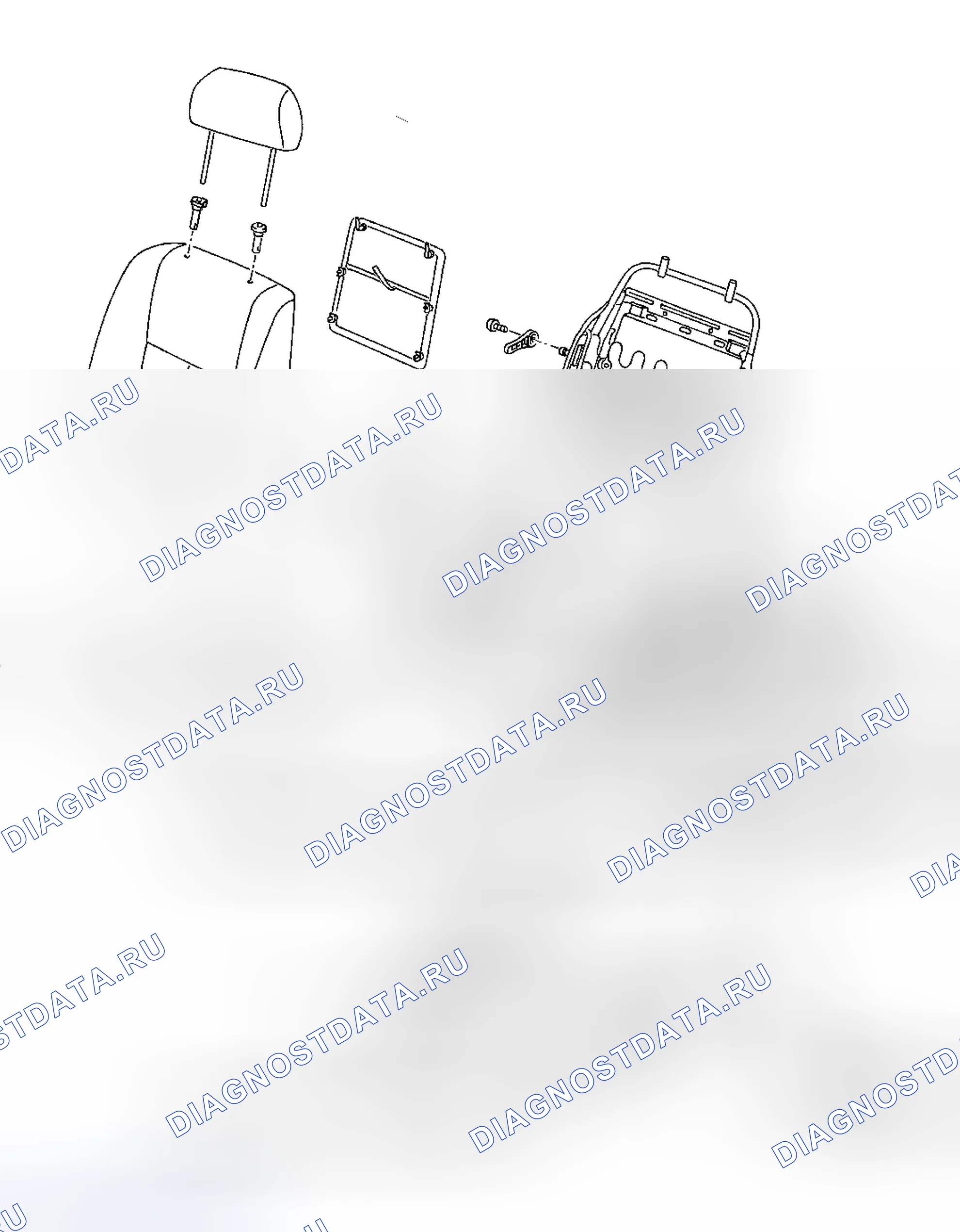 Рис. 1: Демонтаж и монтаж. Nissan Maxima A32