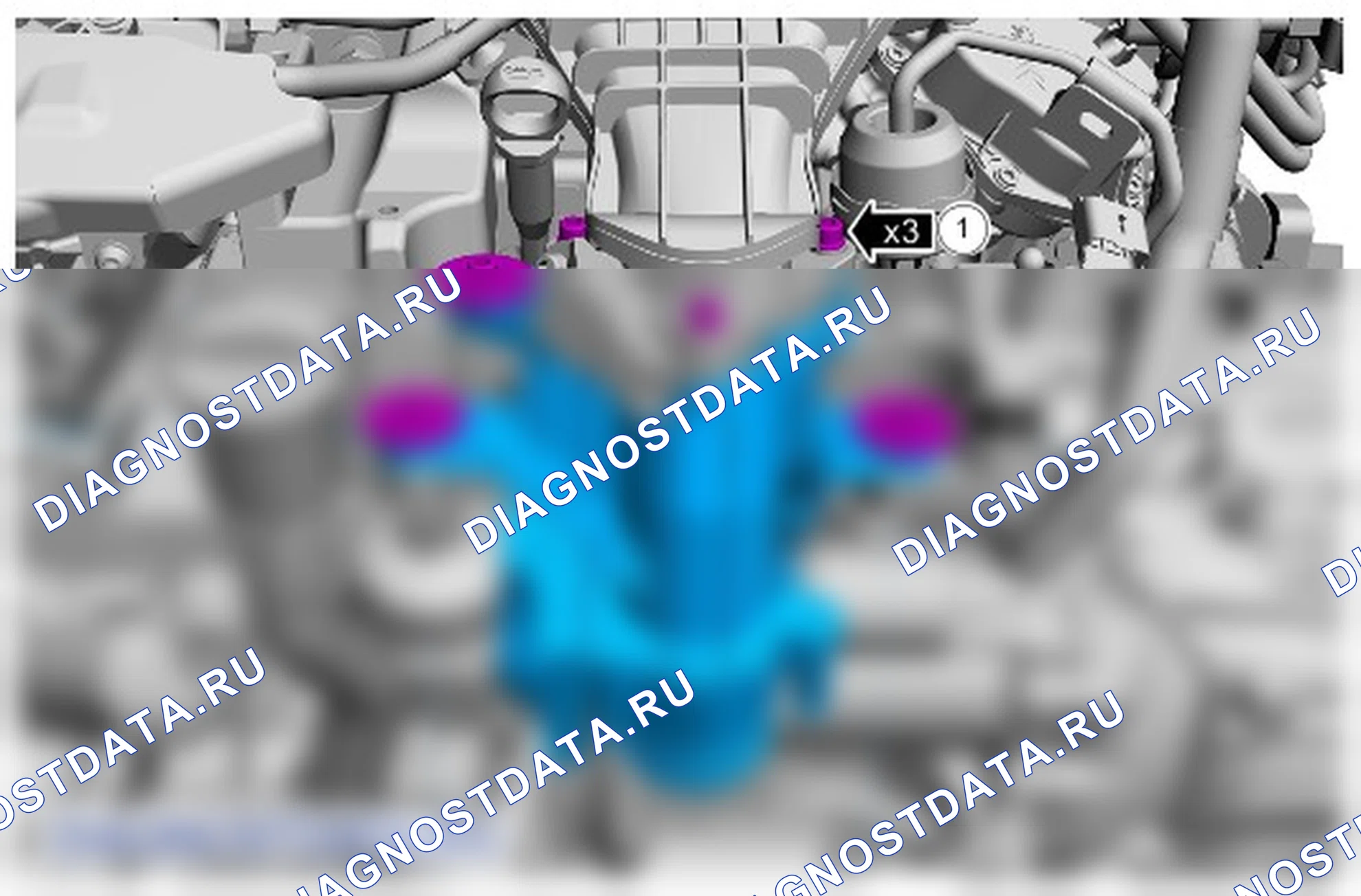 Как установить присоединяемые детали двигателя. Ford Kuga II