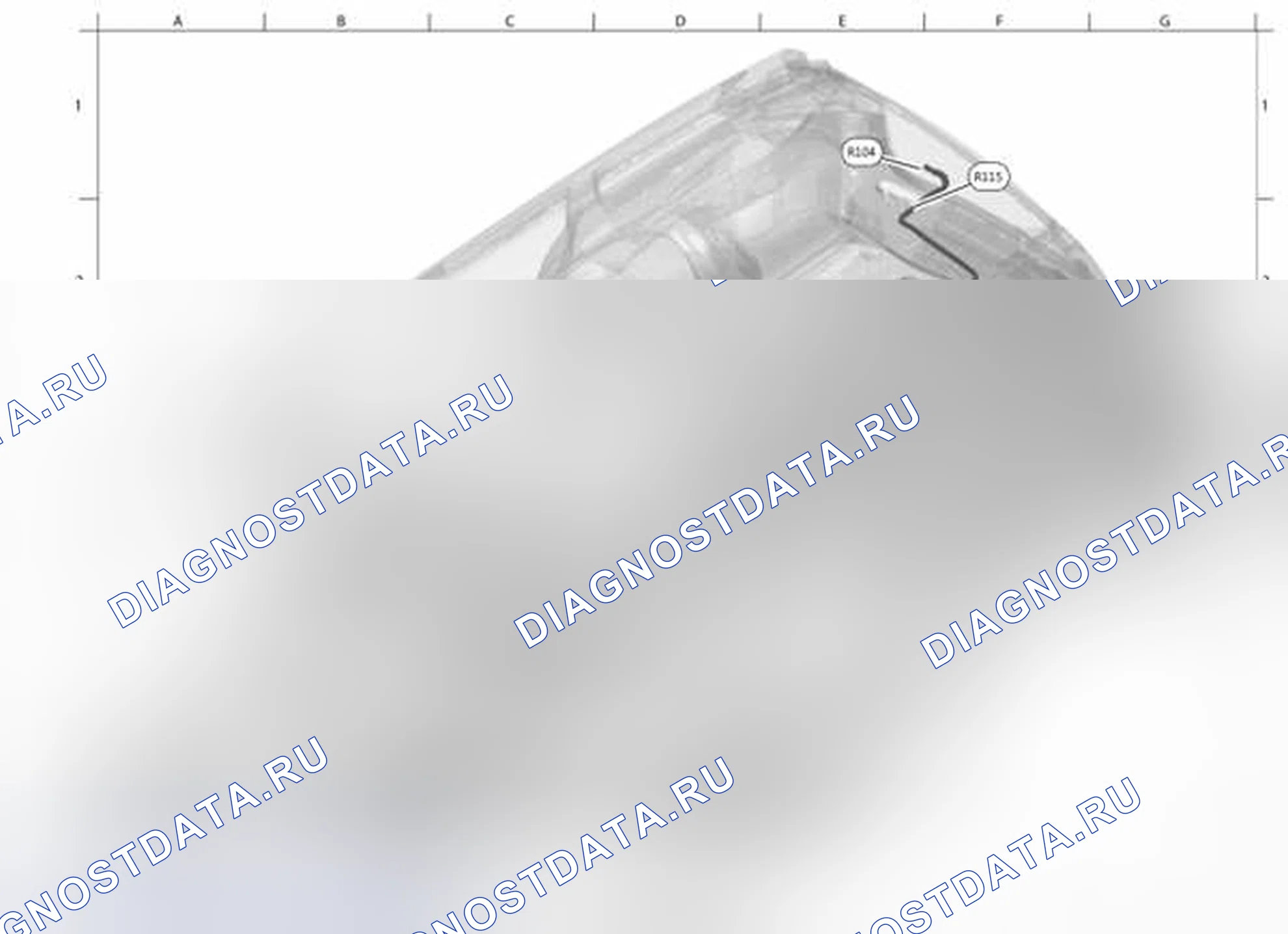 Рис. 153: ЖГУТ КОМНАТНЫХ ЛАМП. Nissan Pathfinder IV рестайлинг