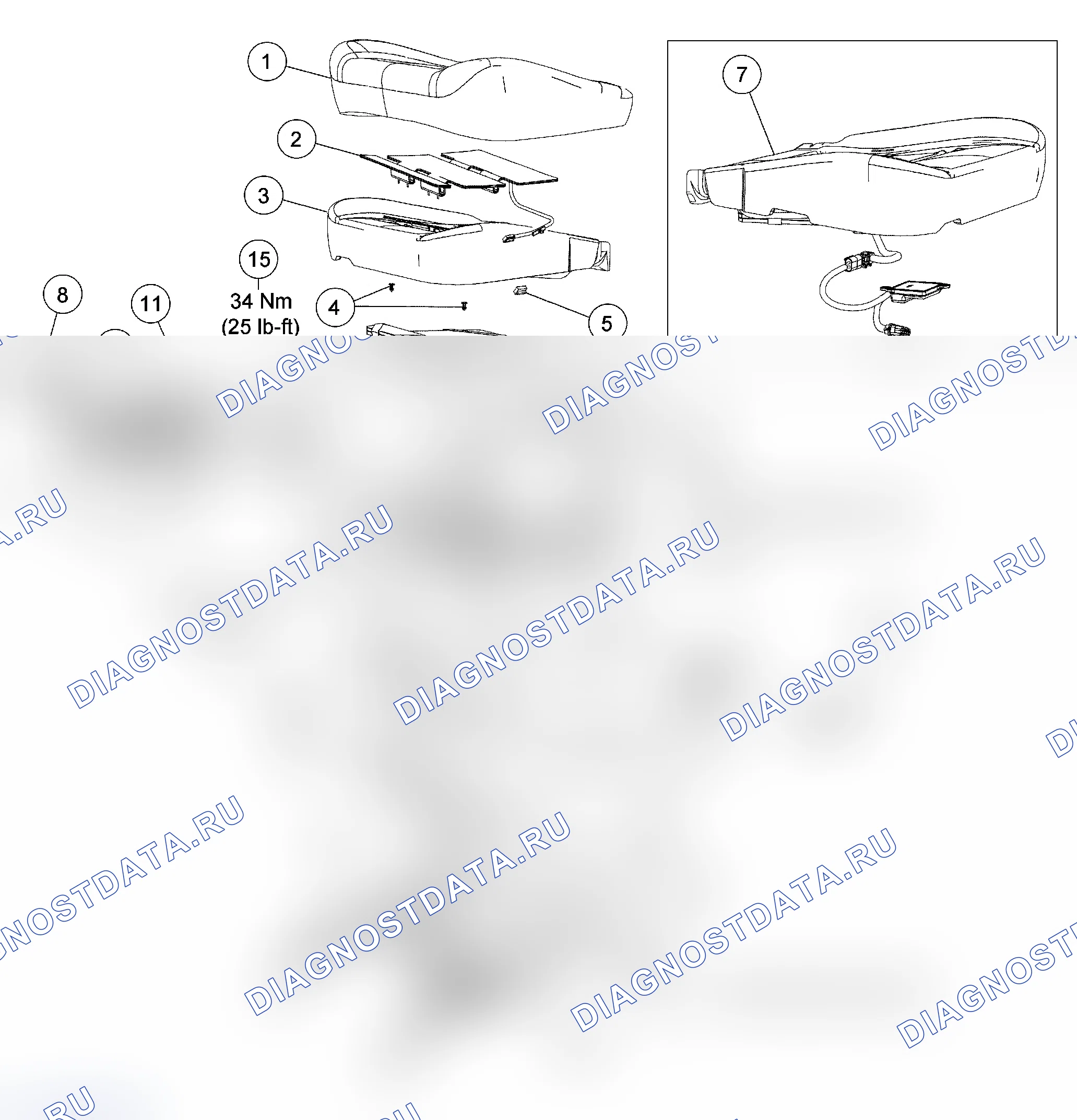 Рис. 94: Разборка. Ford Five Hundred I