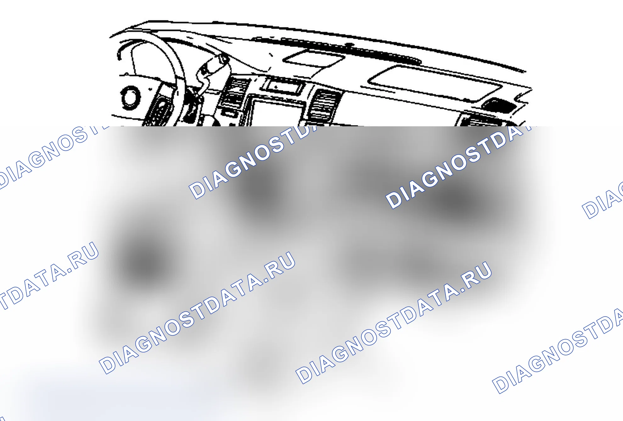 Рис. 180: Замена передней панели передней напольной консоли - правая сторона (Cadillac). Chevrolet Tahoe III