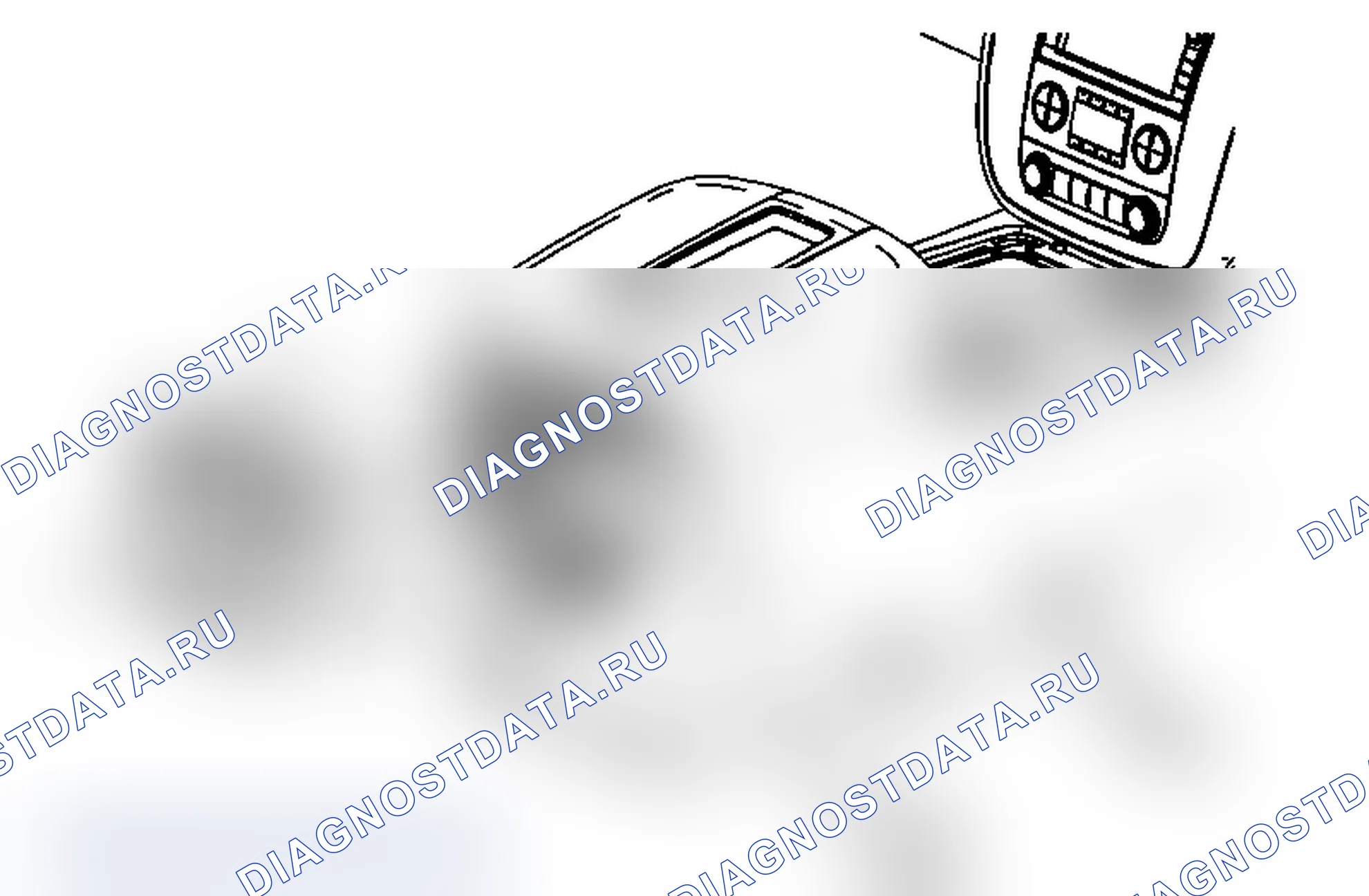 Рис. 168: Замена лицевой панели отсека консоли переднего пола (кроме Cadillac). Chevrolet Tahoe III