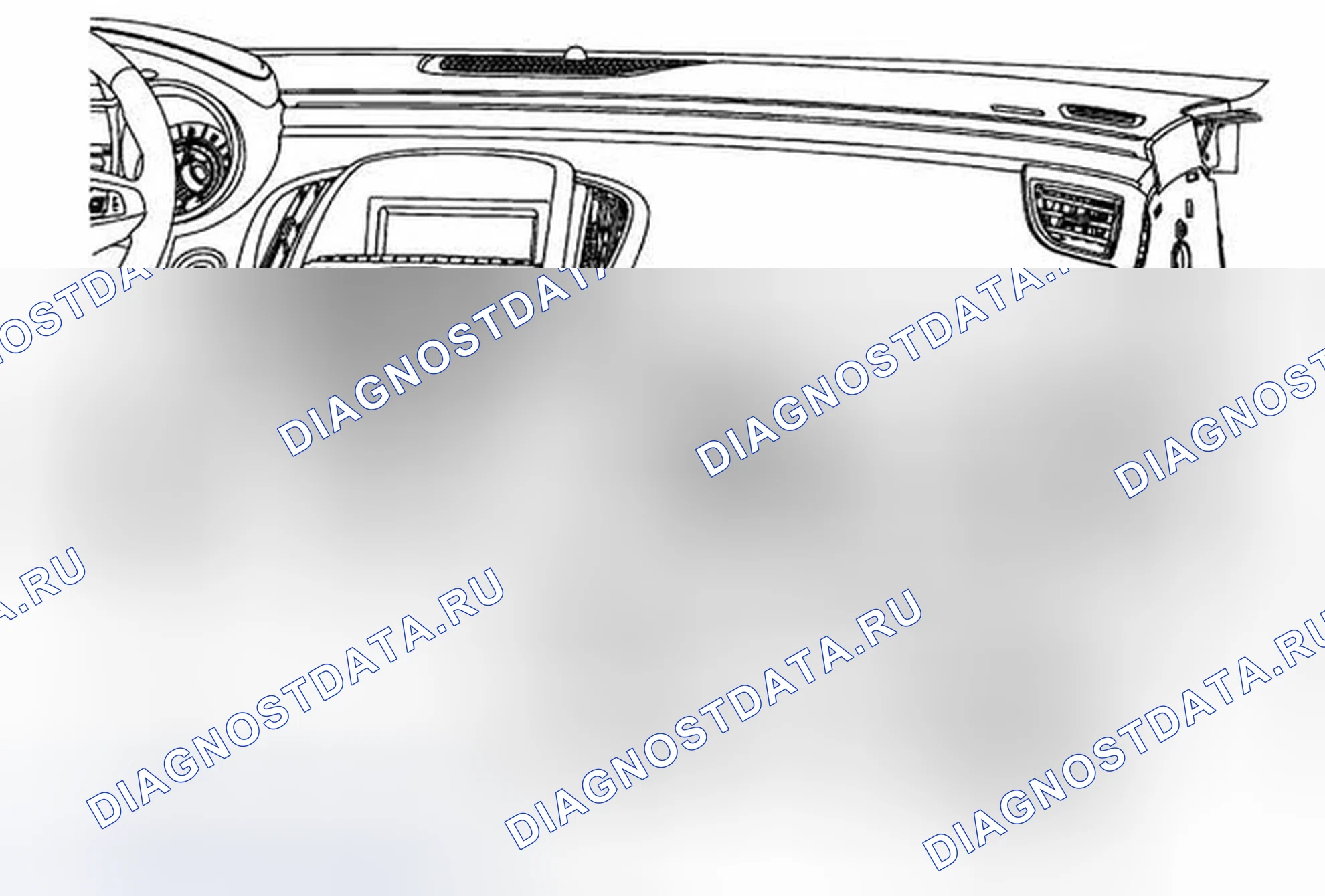 Рис. 60: Замена отсека приборной панели. Buick LaCrosse II
