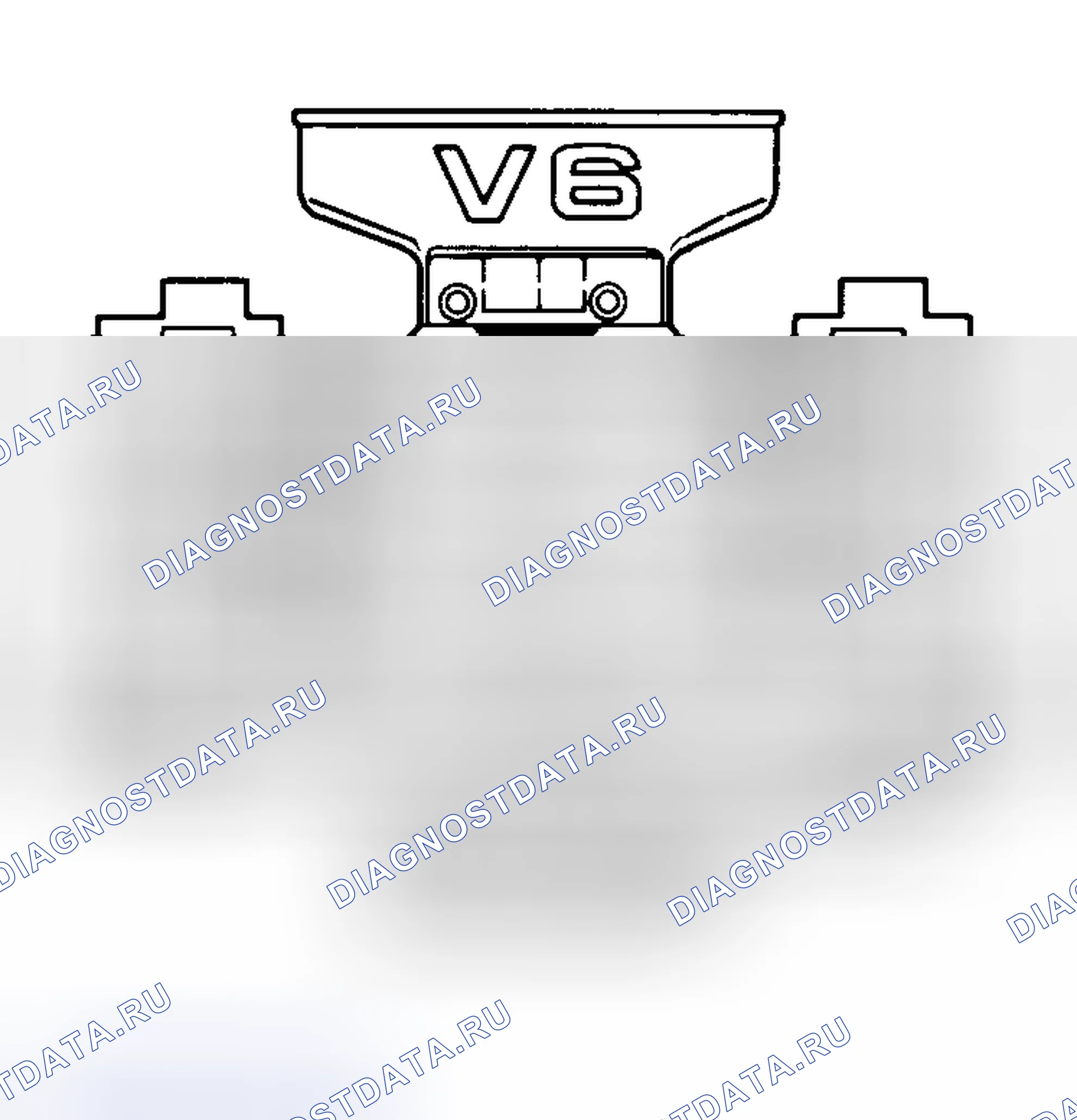 Рис. 3: 2.7L Turbo и 2.8L V6 порядок работы цилиндров. Audi S4 B5
