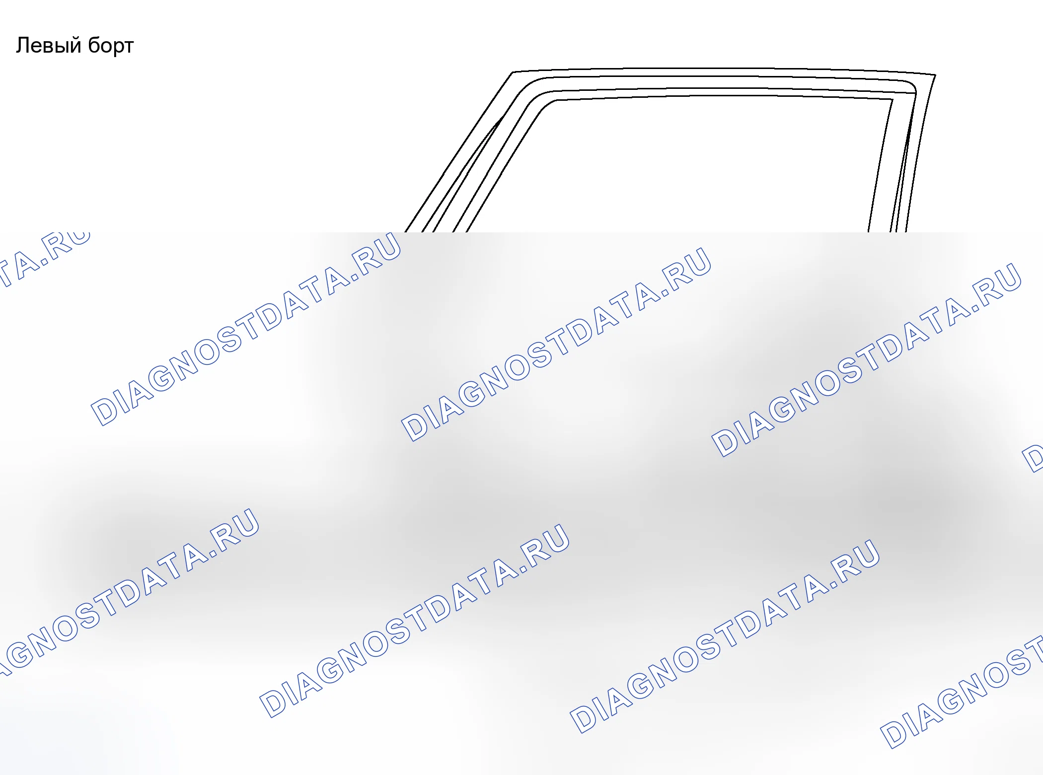 Рис. 62: ЖГУТ ЗАДНИХ ДВЕРЕЙ. Honda Integra I