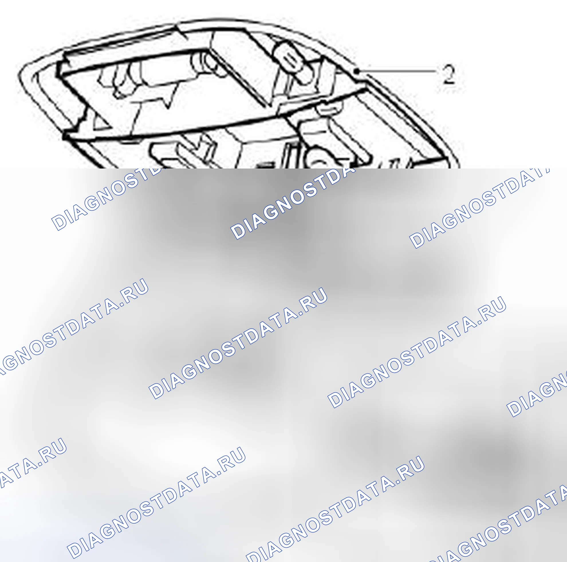 Рис. 434: Датчик разбития стекла (4d). Kia Picanto III