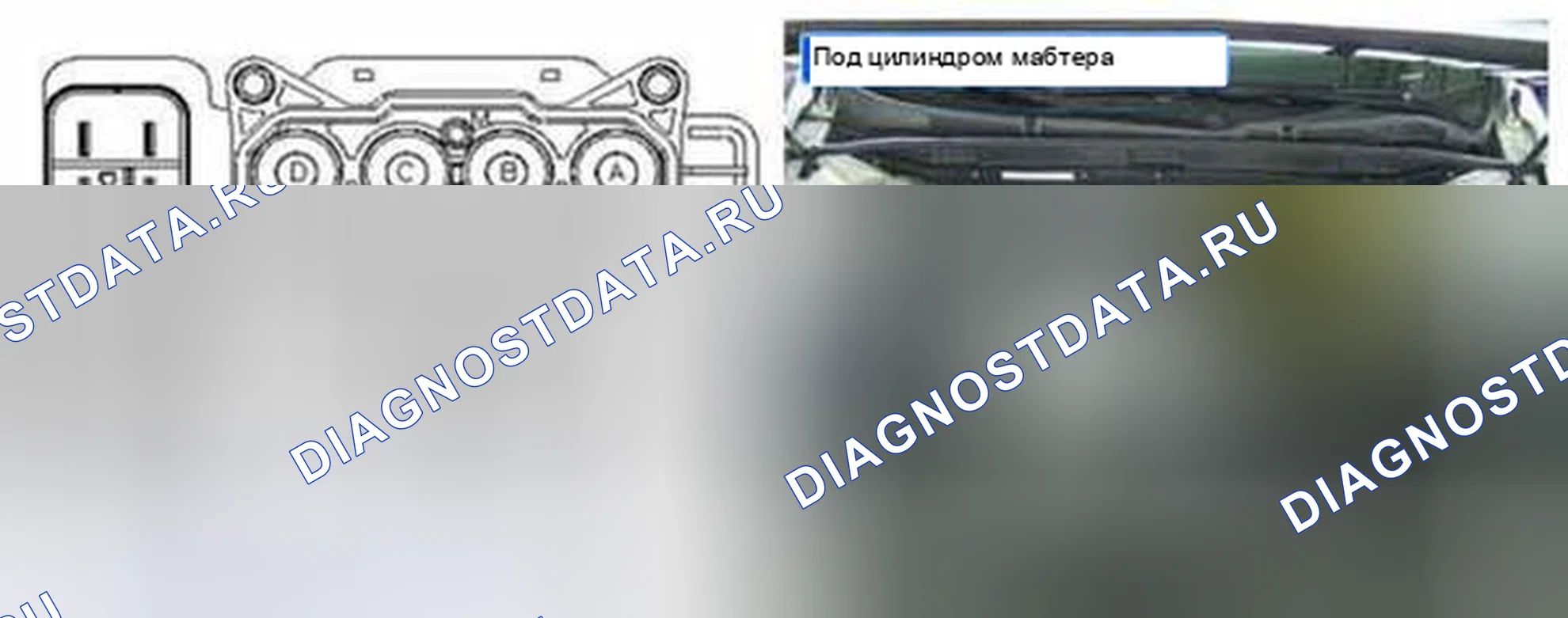 Рис. 328: Расположение компонентов. Hyundai Veracruz I