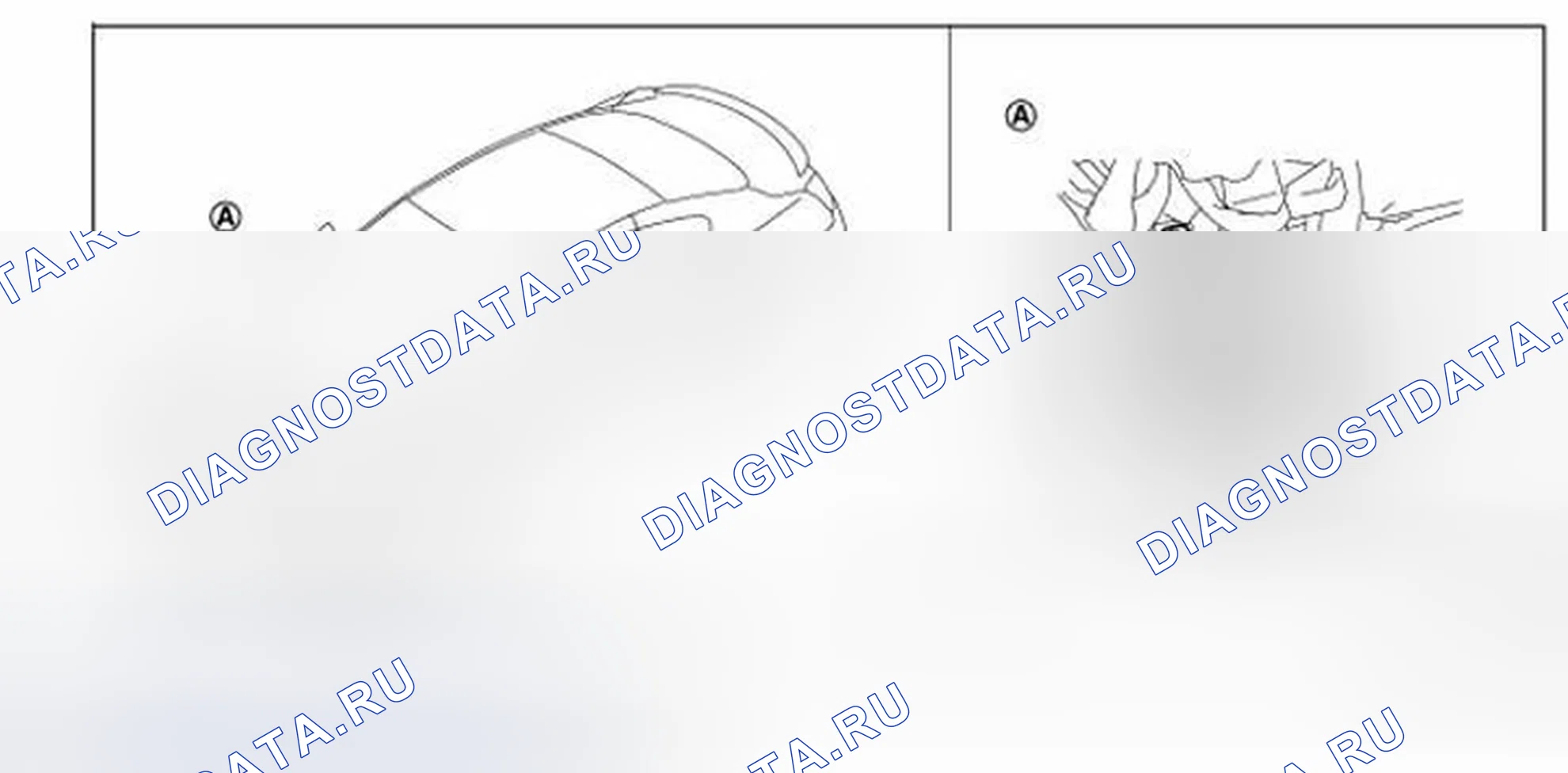 Рис. 40: Расположение компонентов. Infiniti G37 IV рестайлинг